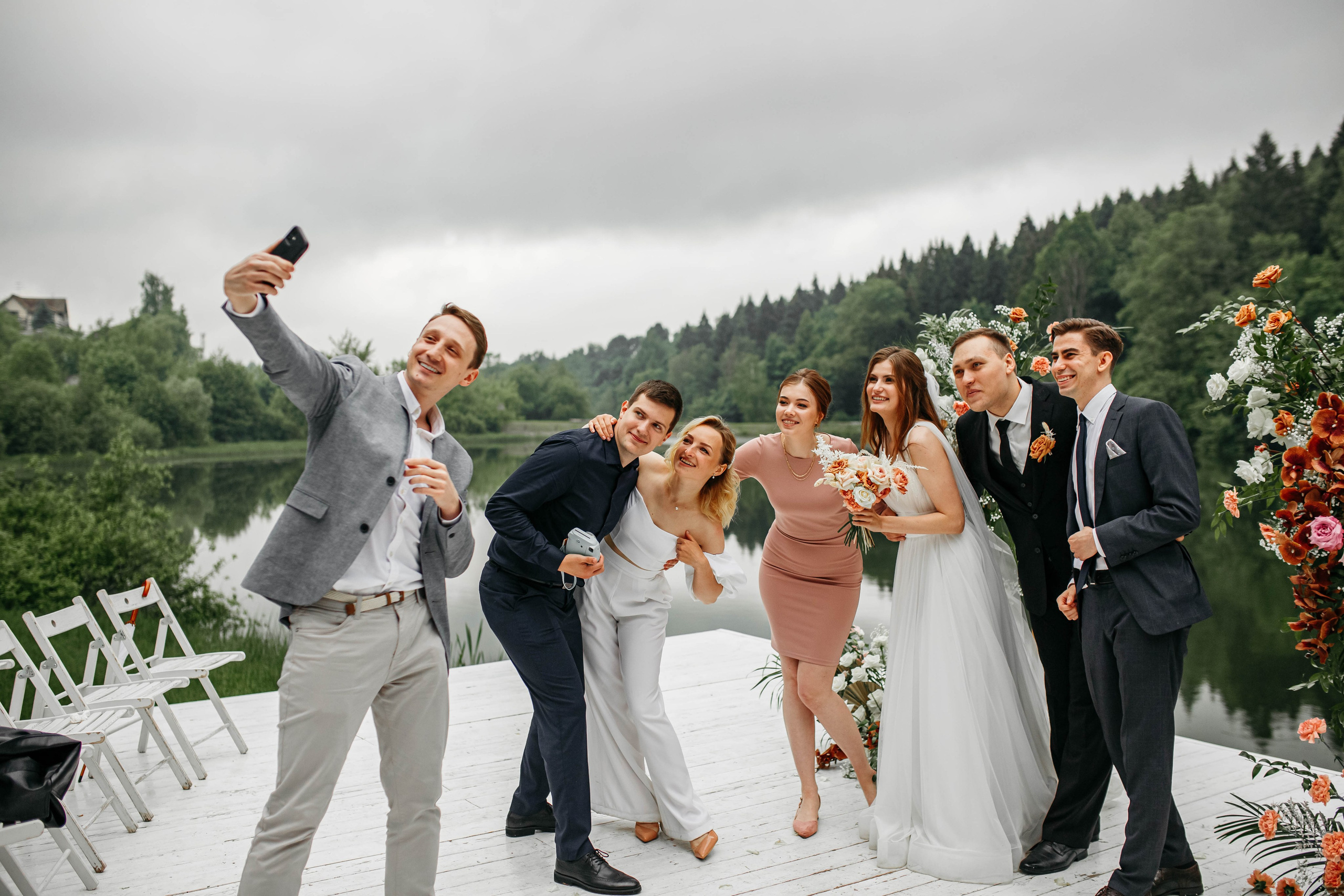 Дождливое свадебное утро Г+Л. Свадебный и семейный фотограф в Москве Вероника Сычева