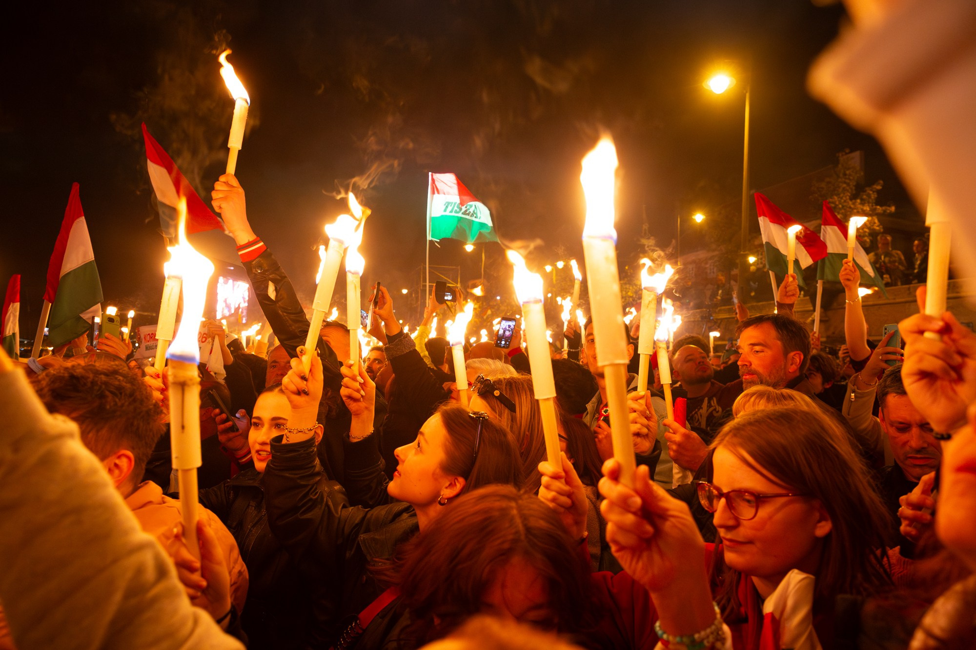 TISZA Victory Night, Hungary 2026. Photographer in Budapest — Yura Knyazev