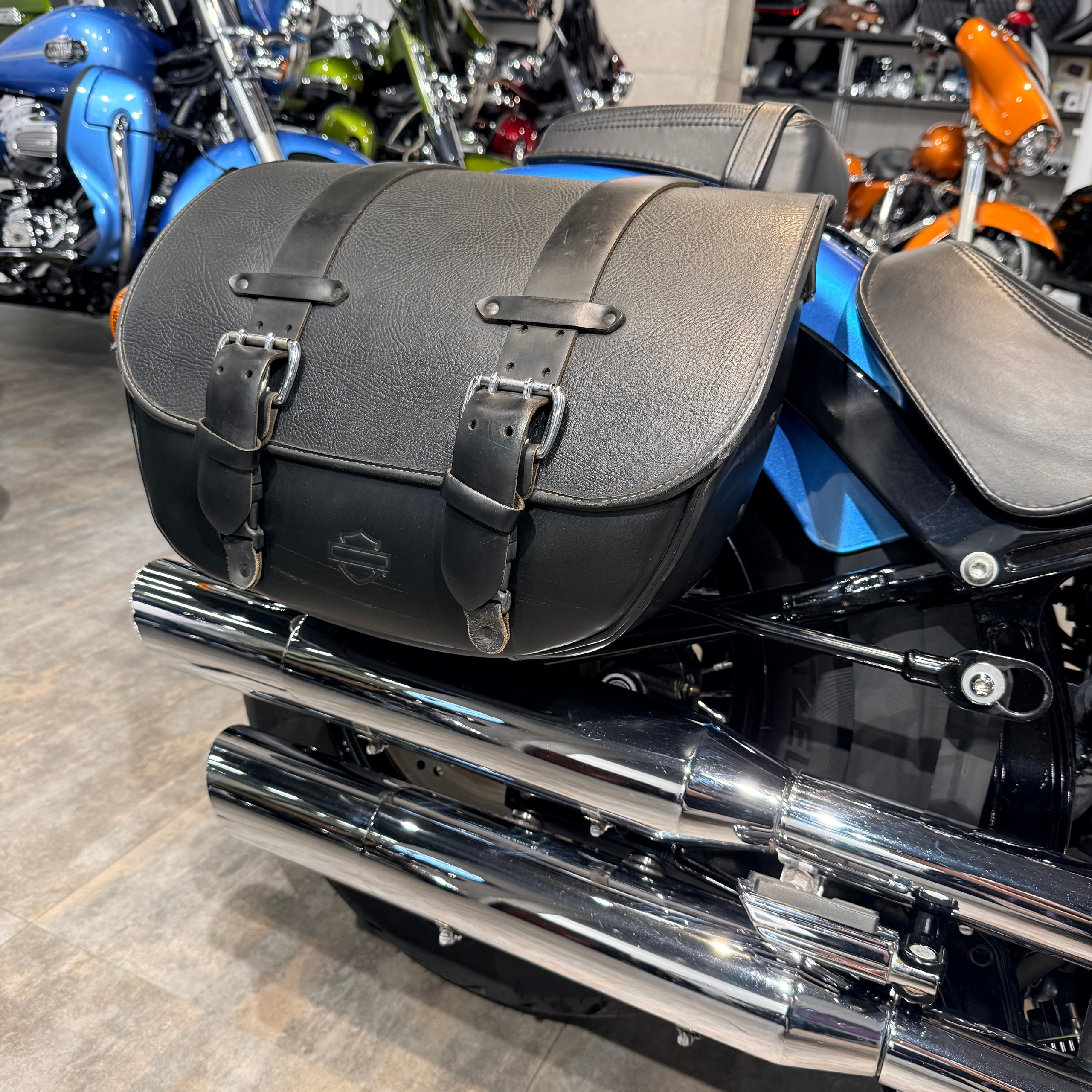 2013 HD Softail Slim ABS Big Blue Pearl (VIN *5HD*7751). Hello Davidson, Москва. Только хорошие мотоциклы…