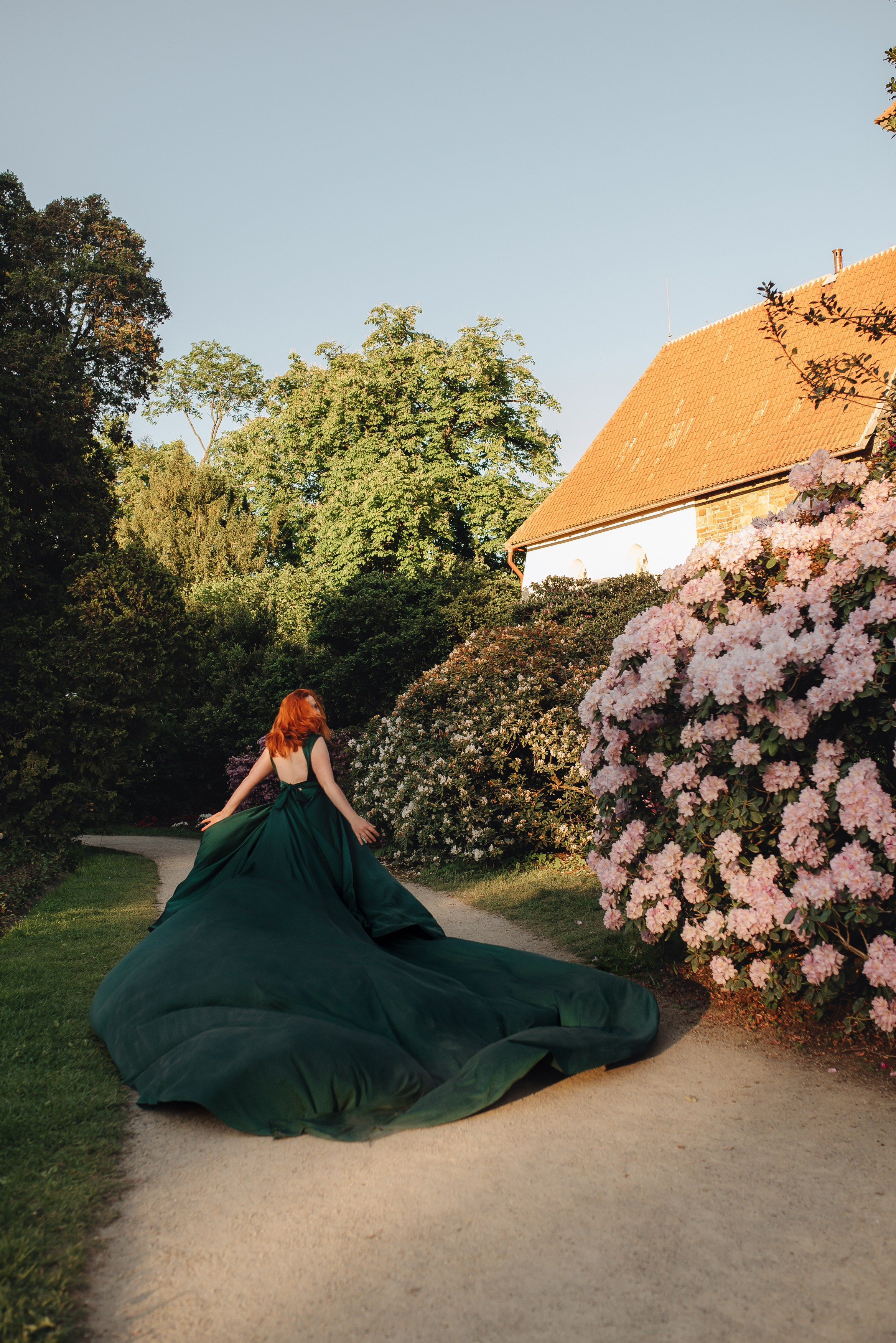 Фотосессия в летящем платье для Евгении. Фотограф Прага | Photographer Prague| Фотограф в Праге Яра Куркус