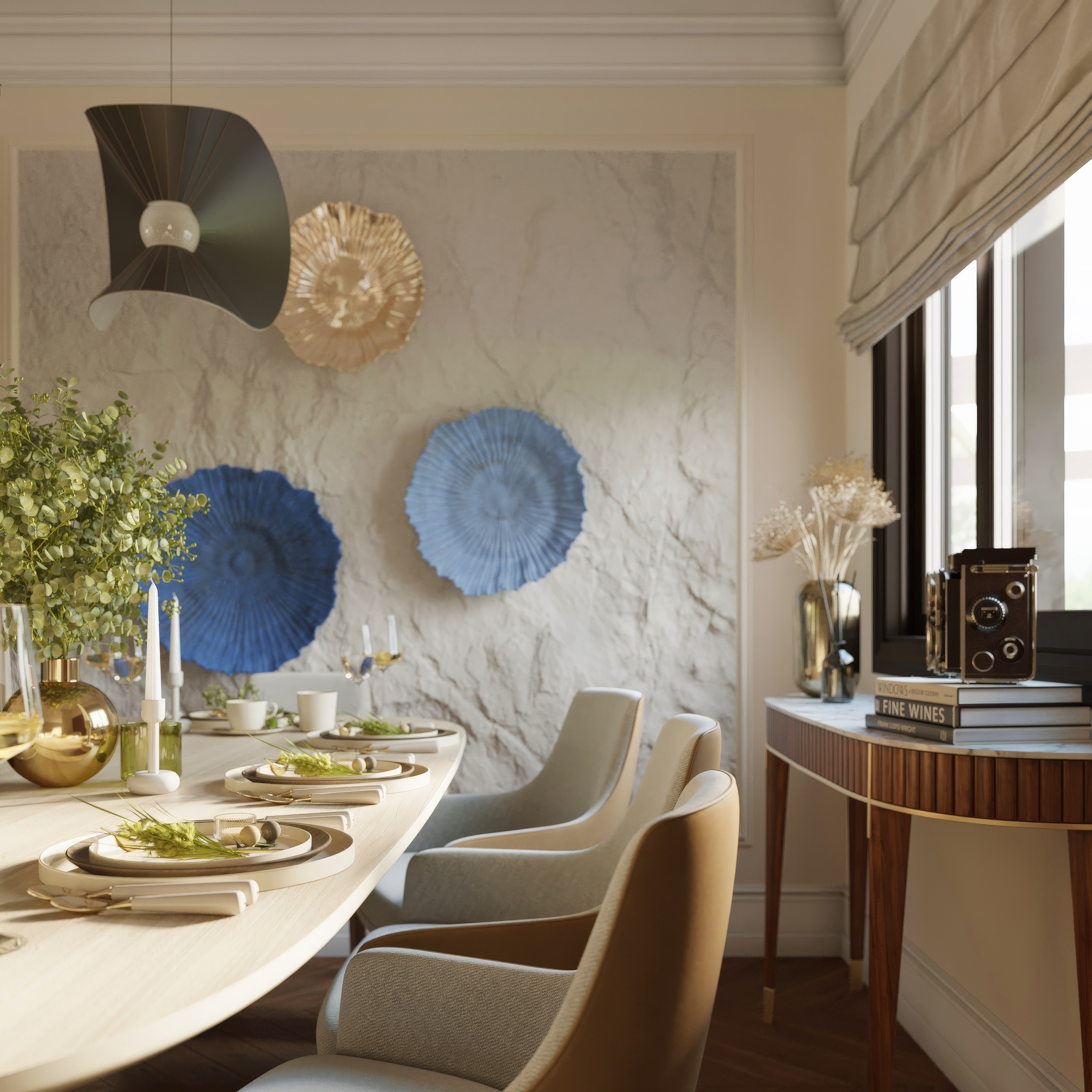 Интерьер кипр, дизайн частного дома, визуализация интерьера, 3D визуализация, уютный интерьер, современная классика, тёплая палитра. 3Д Визуализация Интерьера и Архитектуры