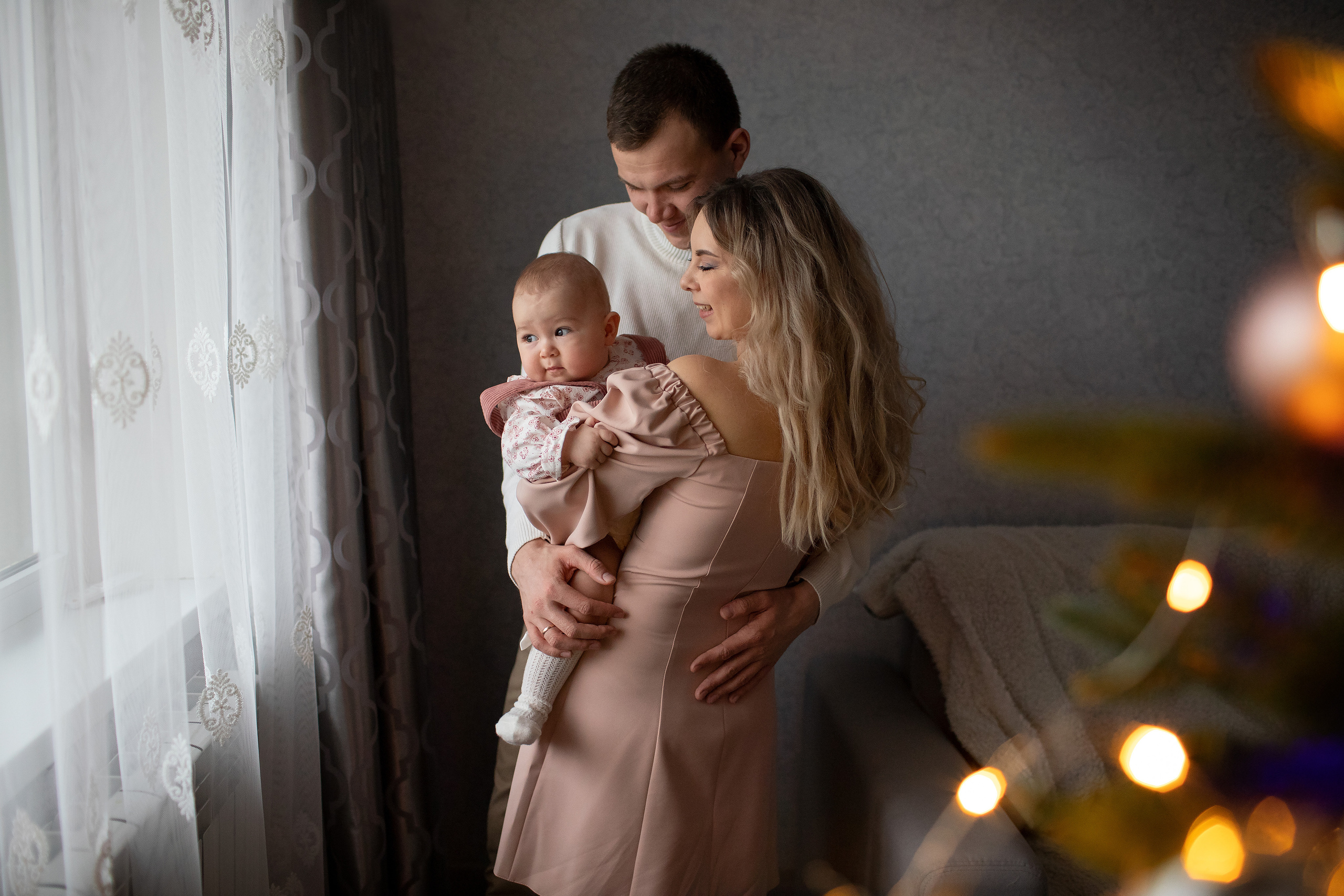 Первый Новый год. Семейный и детский фотограф в Саратове Полина Коткина