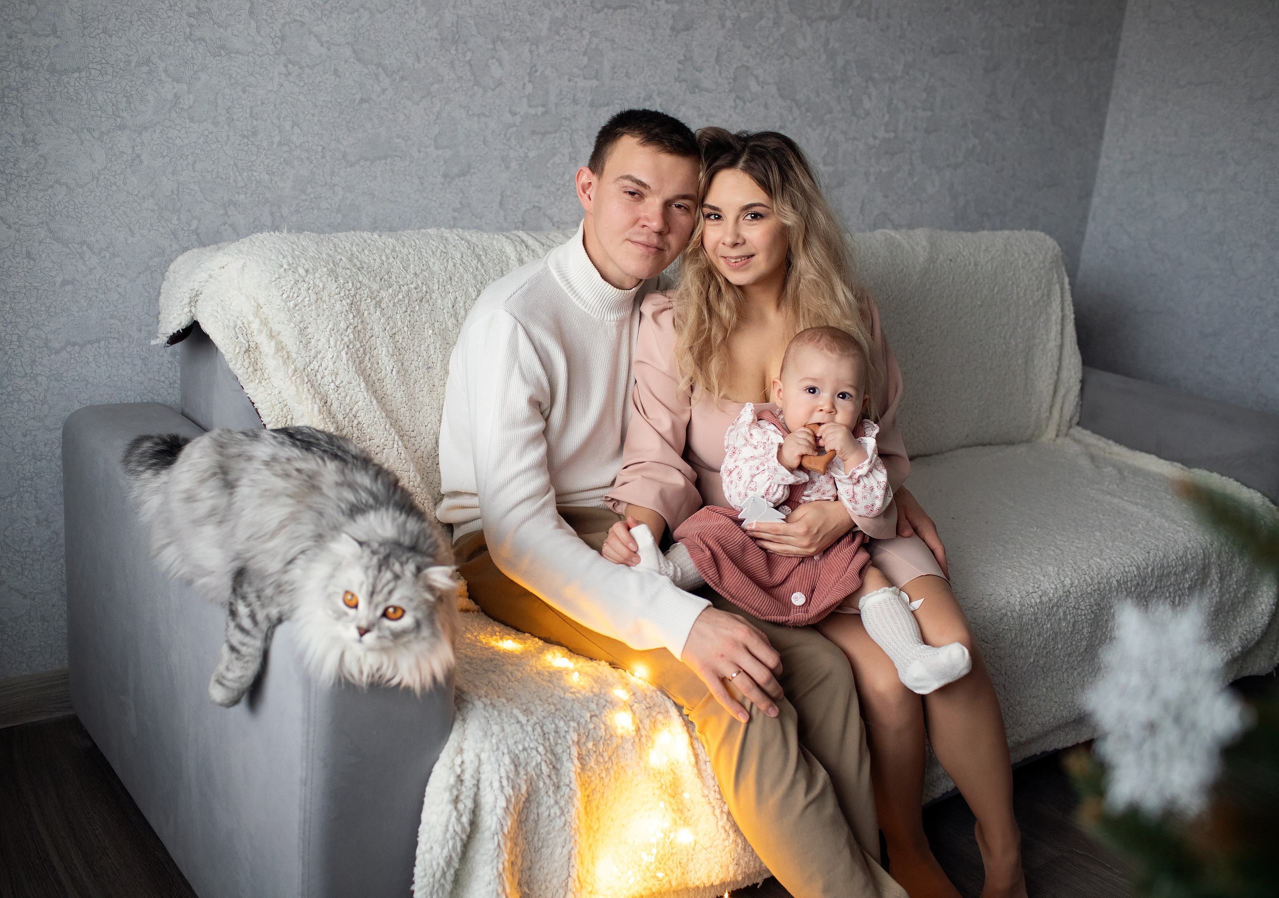 Первый Новый год. Семейный и детский фотограф в Саратове Полина Коткина