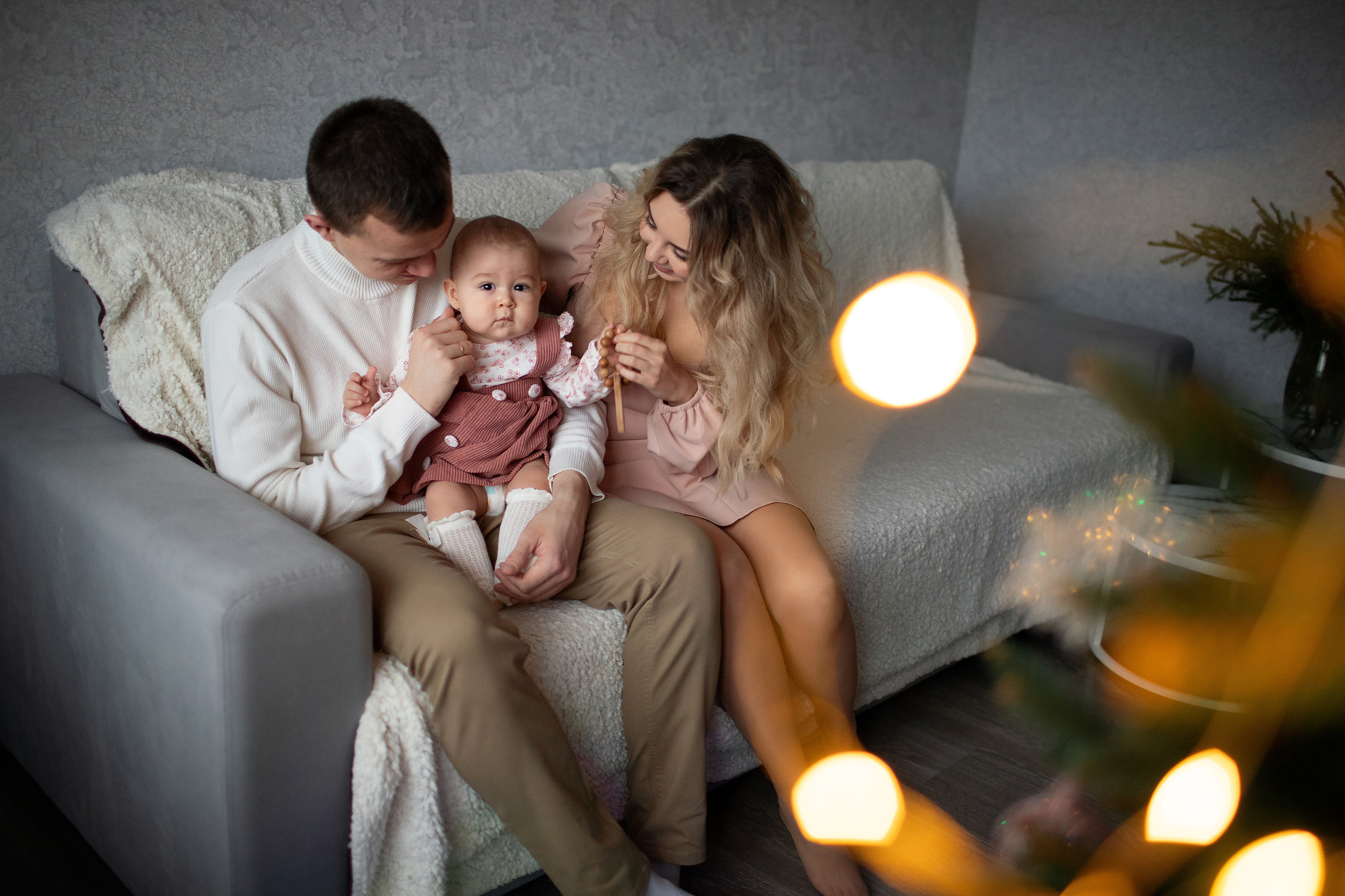 Первый Новый год. Семейный и детский фотограф в Саратове Полина Коткина