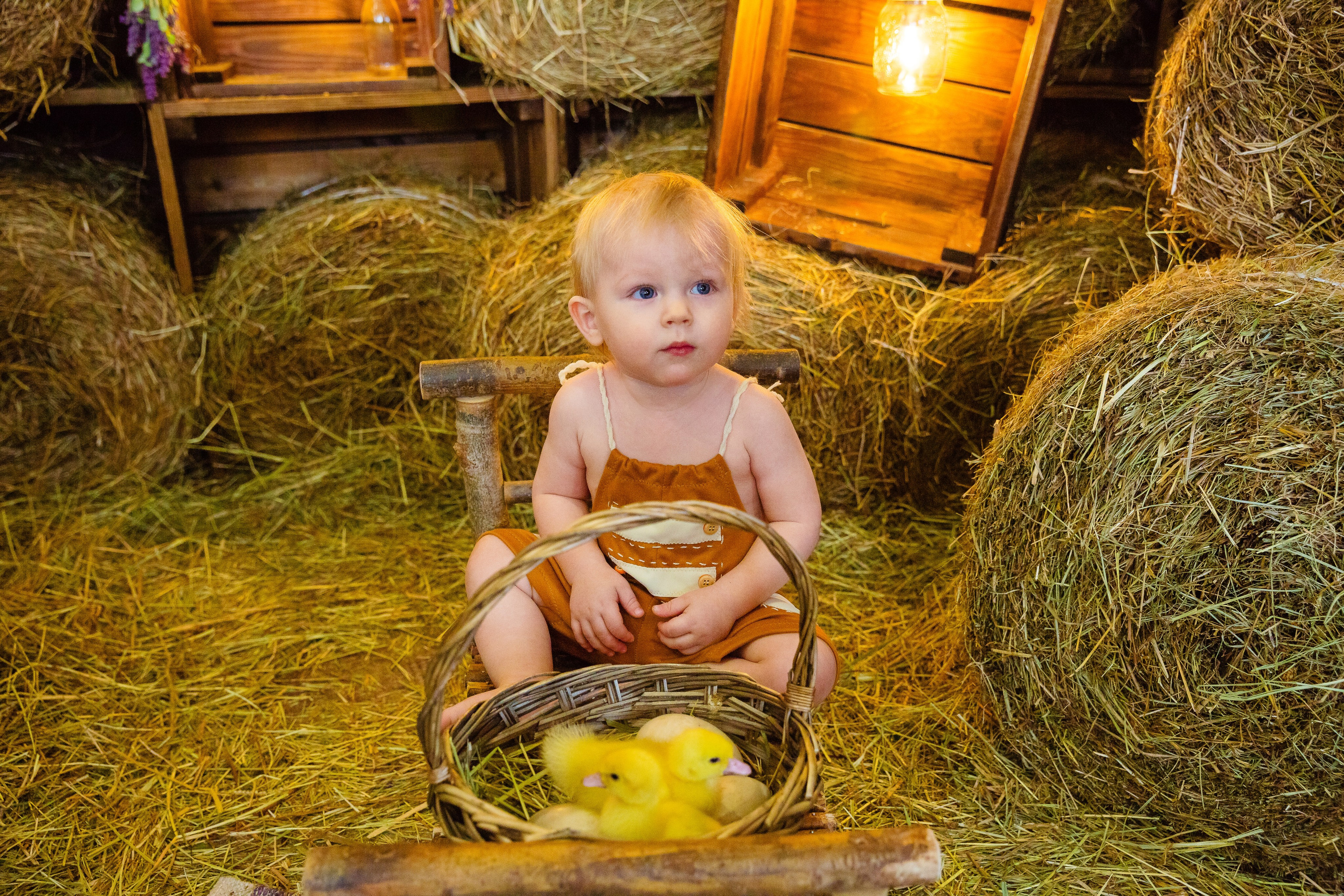 Фотосессия с животными для малышей