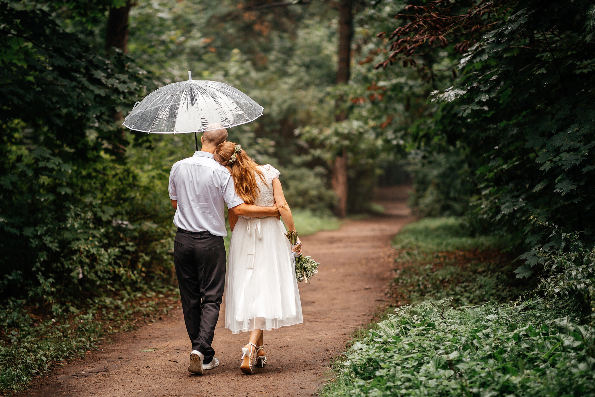 Свадебная фотосессия в парке Кузьминки
