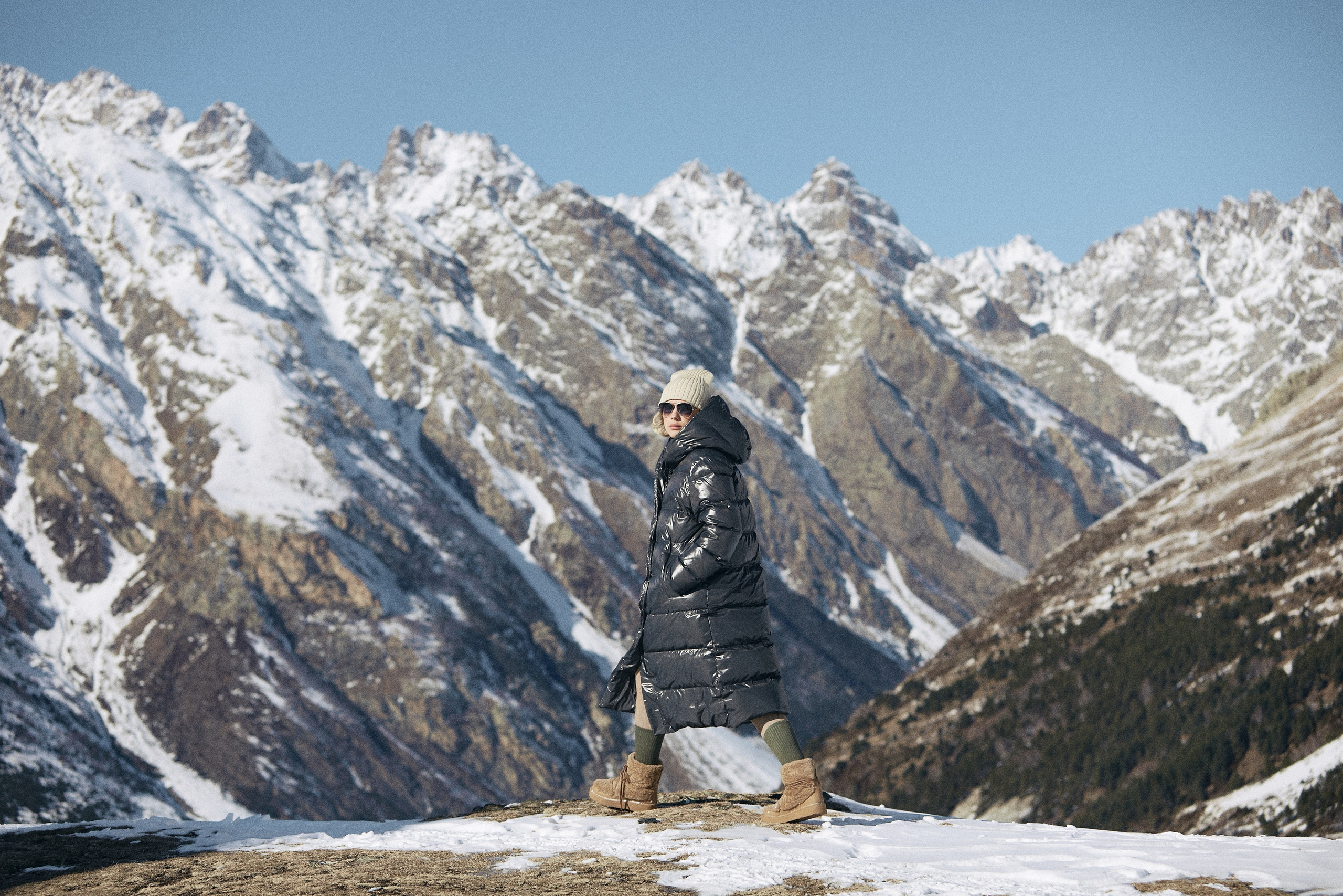 Имиджевая съемка для бренда. Фотограф Продюсер в горах КБР / Москва Нальчик Горы