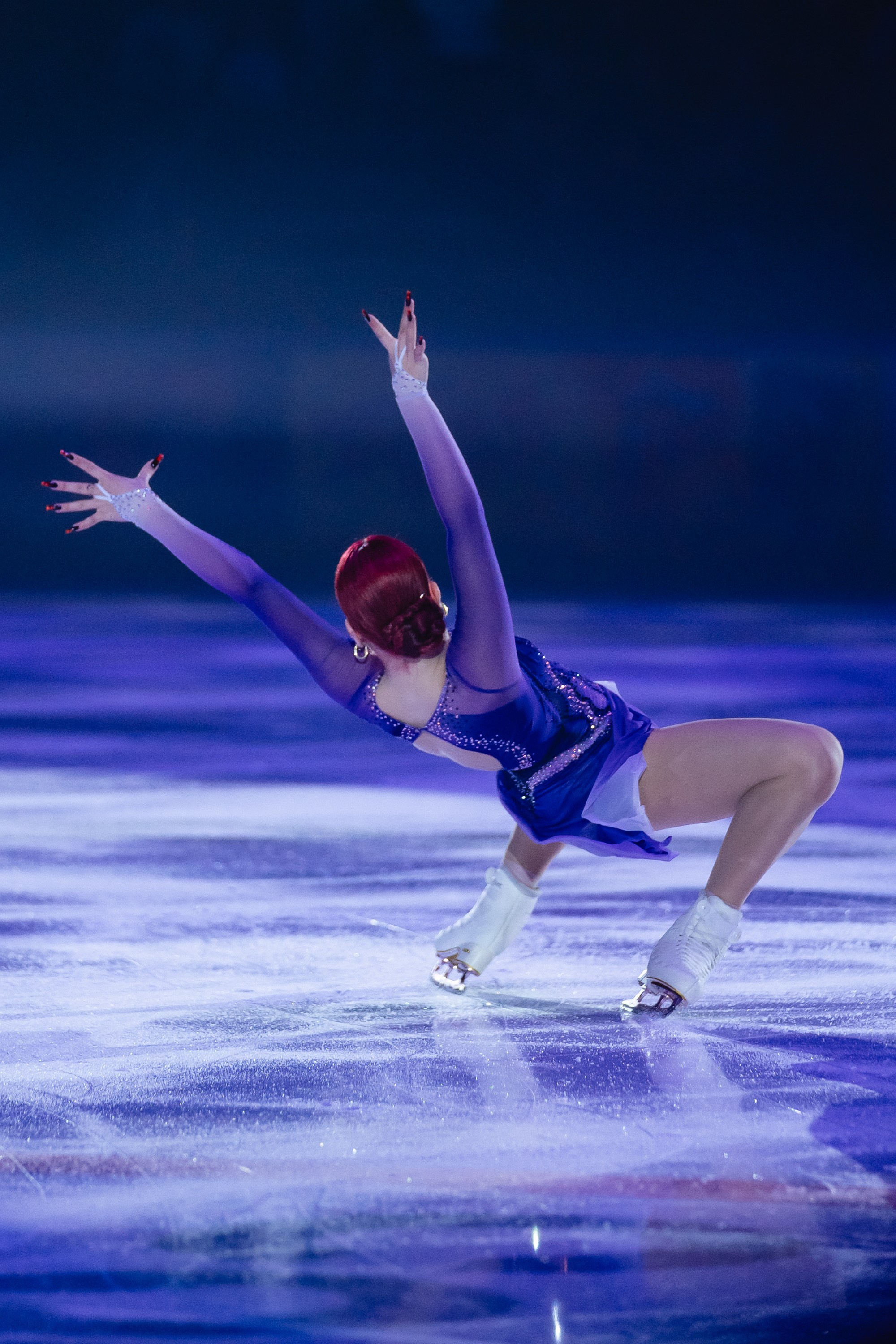 Шоу «Чемпионы на льду» в Новосибирске. Воробьева Ксения — Спортивный и танцевальный фотограф Новосибирск