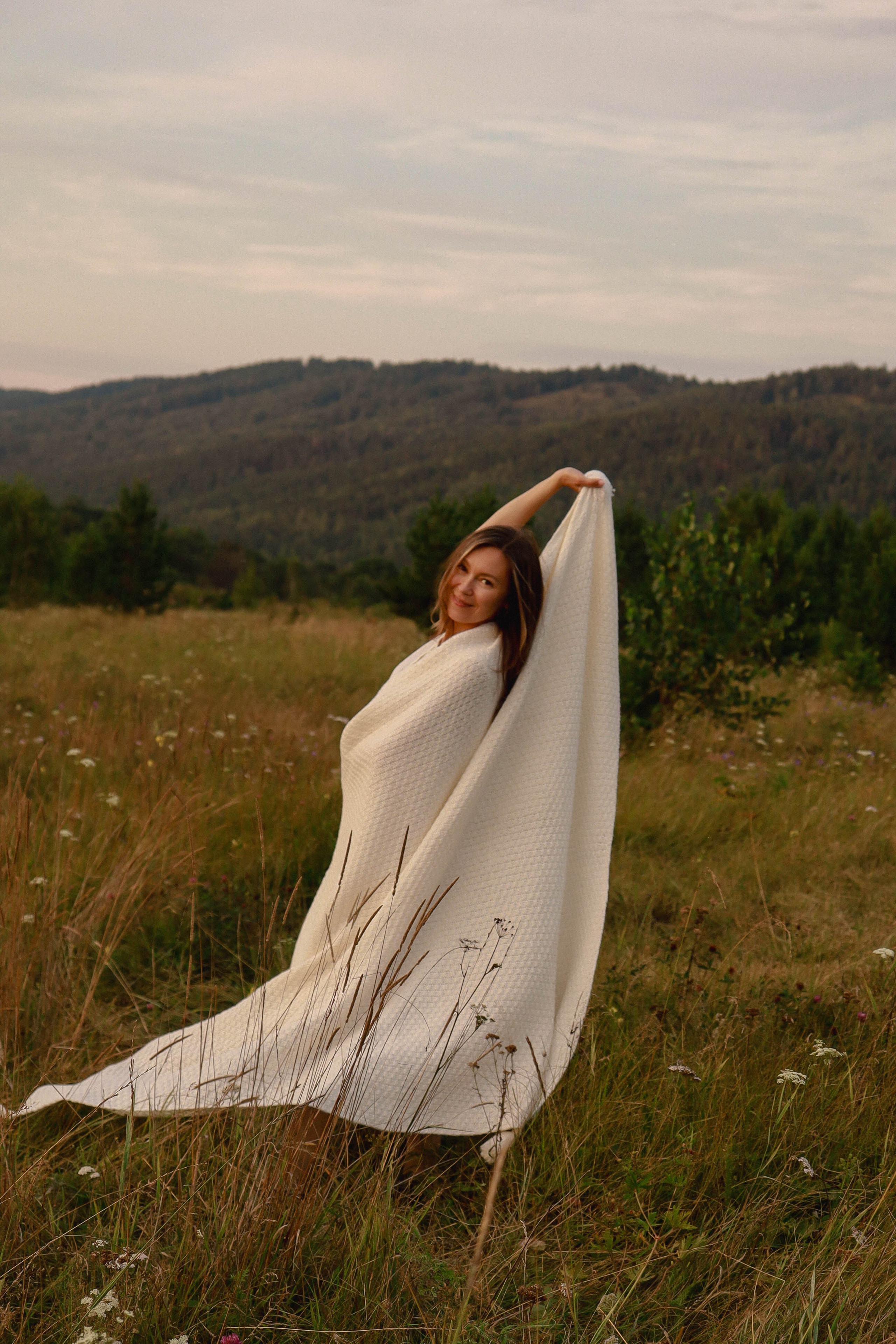 Семья в поле. Фотограф Александра Коновалова