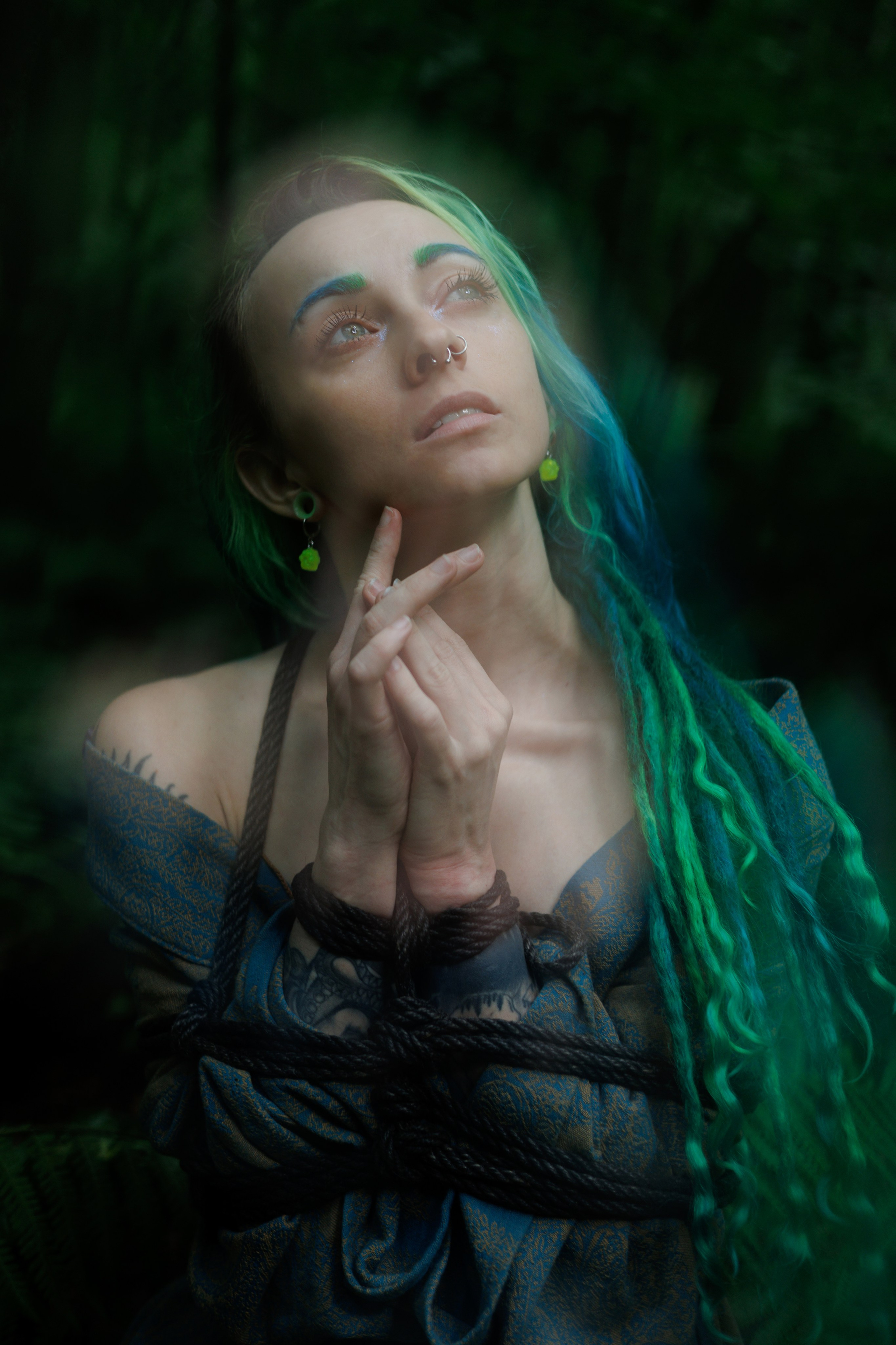 Индивидуальная портретная фотосессия в лесу