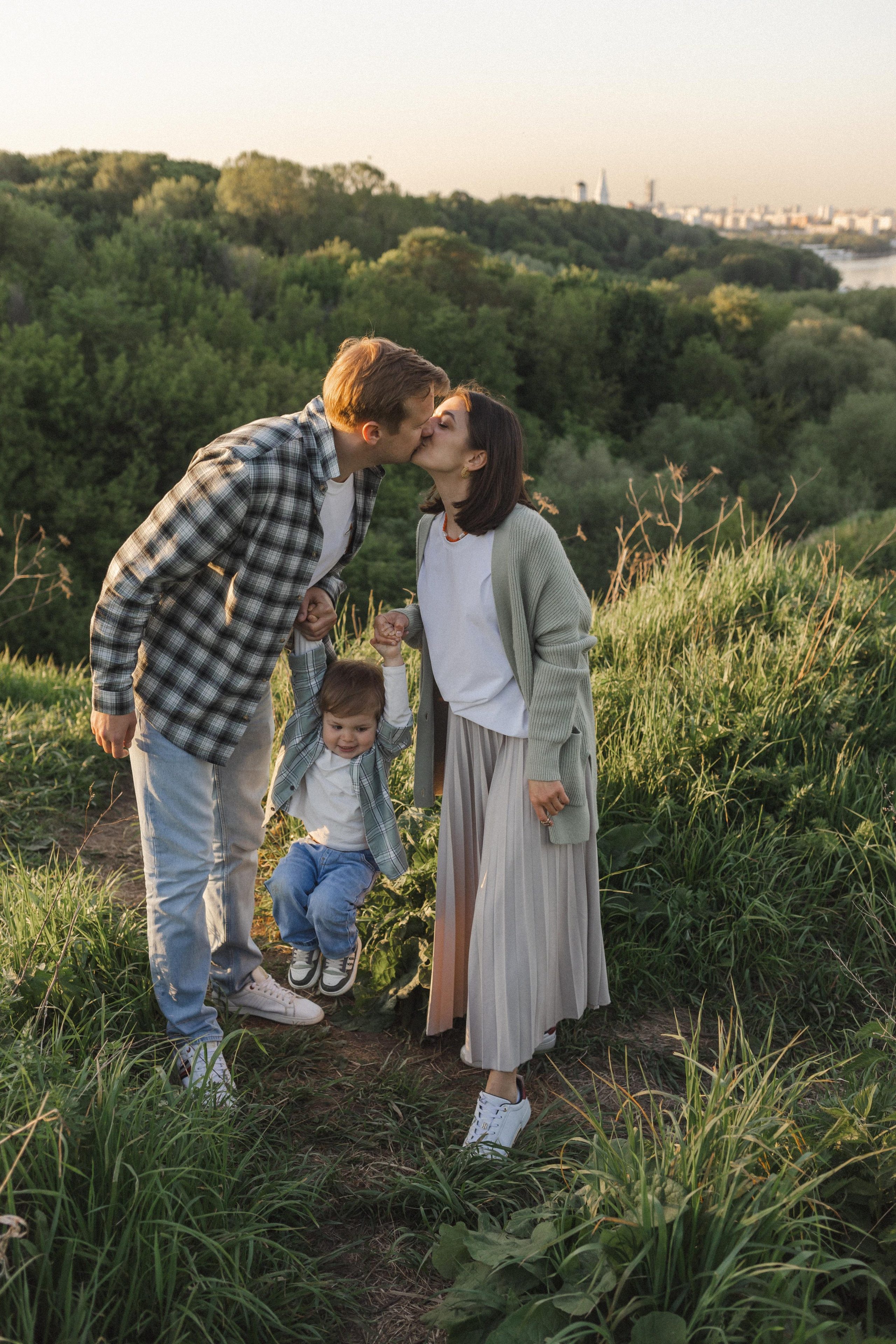 Максим, Даша и Мирон. Семейный фотограф в Москве