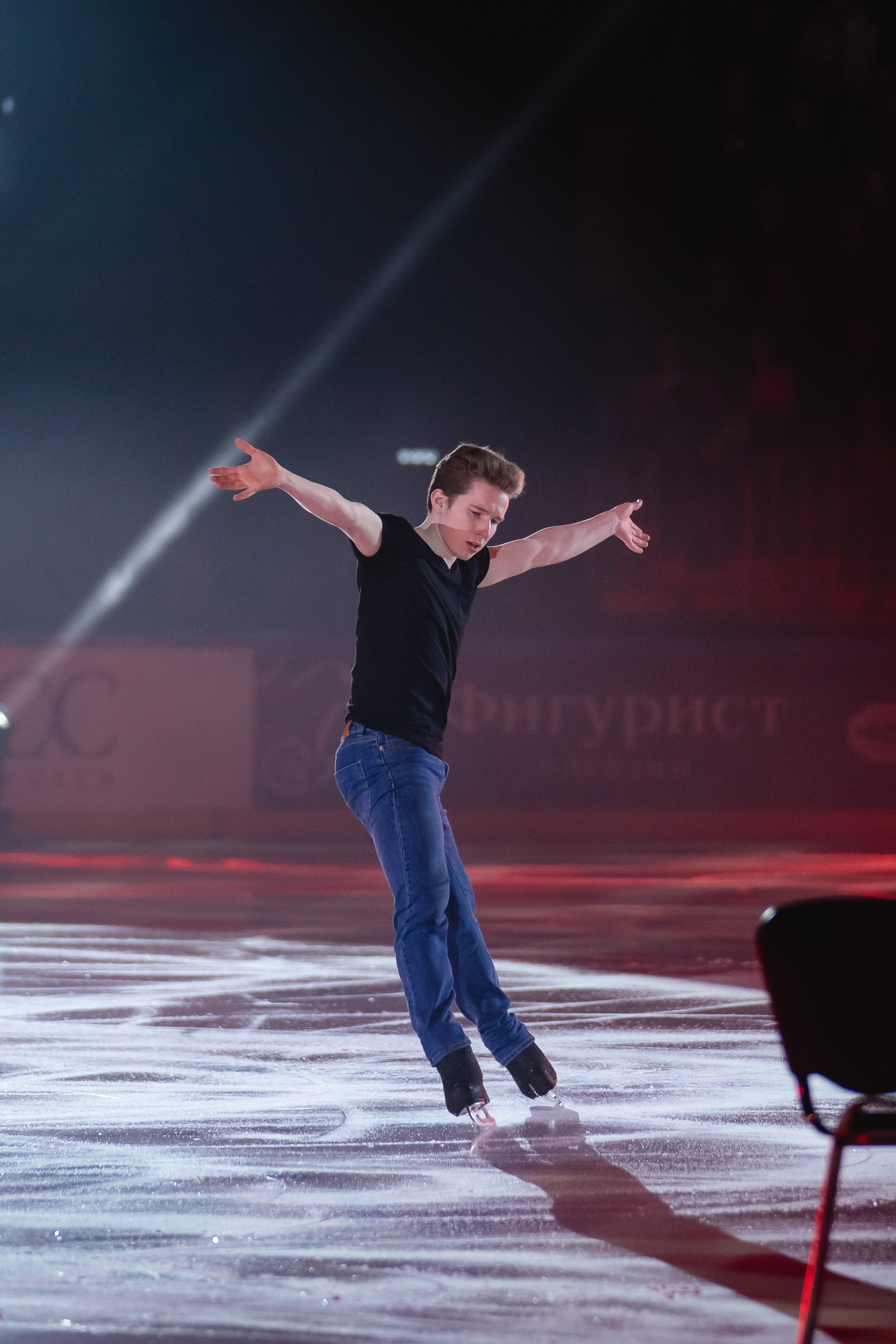 Шоу «Чемпионы на льду» в Новосибирске. Воробьева Ксения — Спортивный и танцевальный фотограф Новосибирск