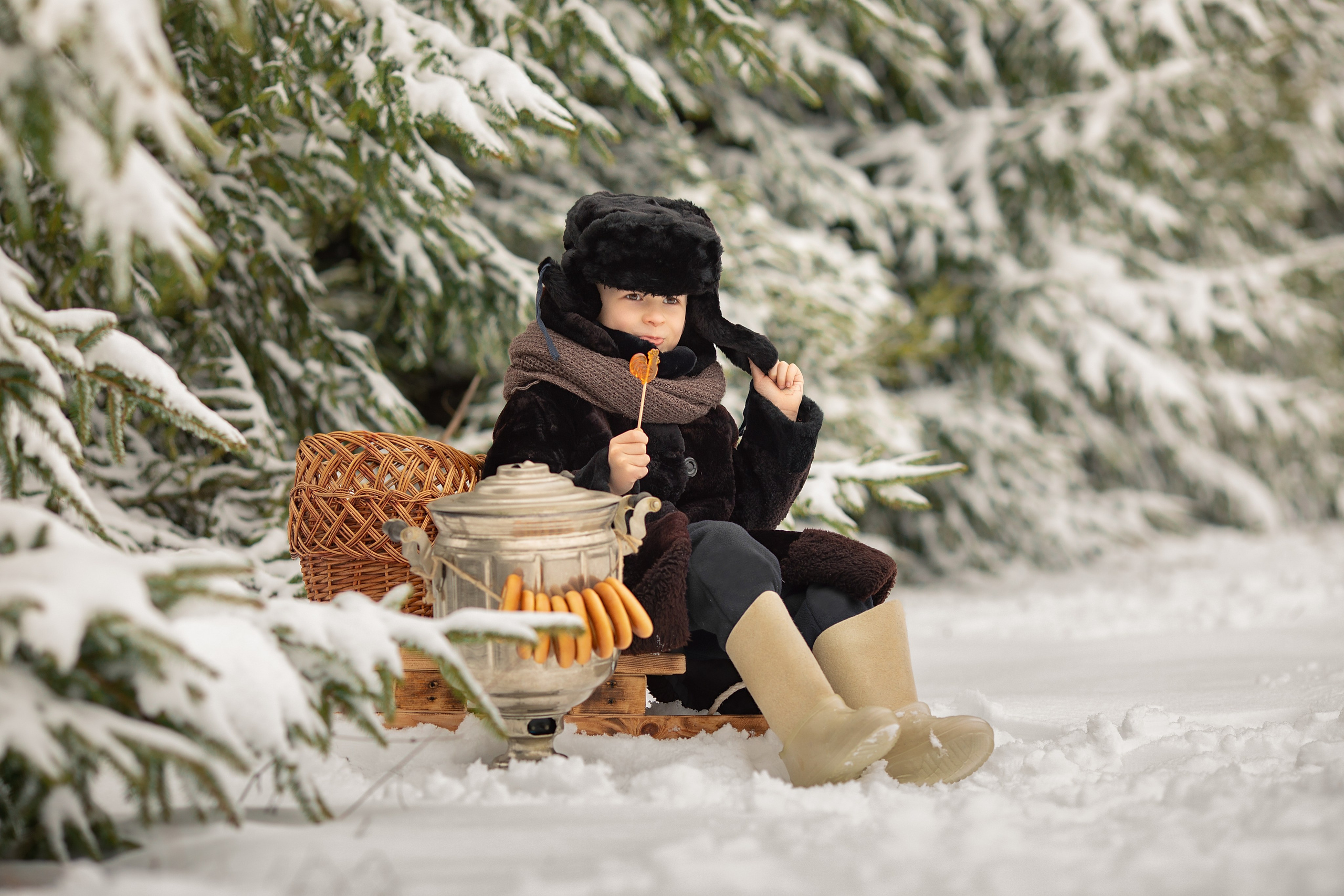 Долгожданная зимняя фотосессия в марте))). Фотограф в стиле Vogue в Орле