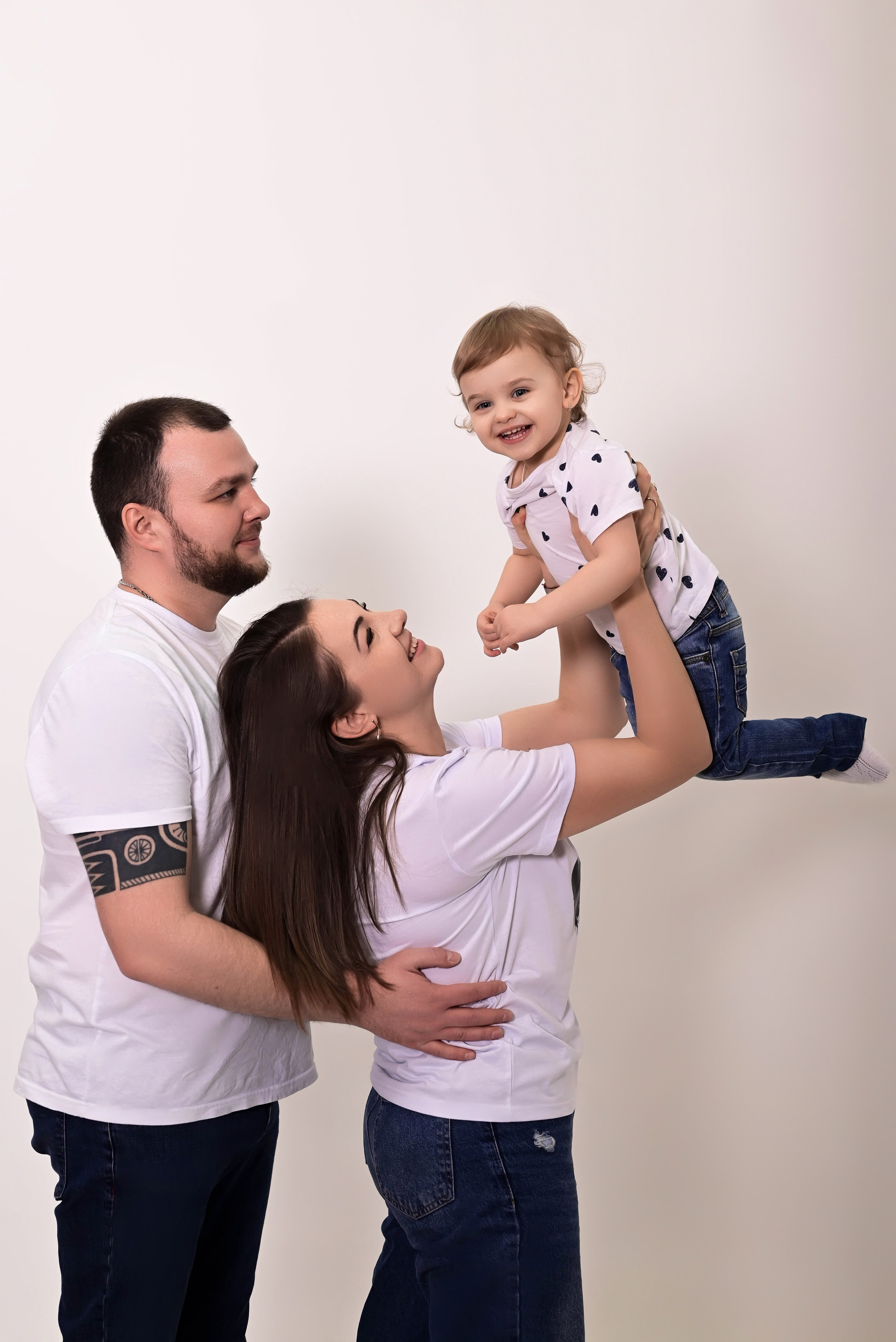 Семейная. Фотостудия Зефир. Фотосессии в студии под ключ. Москва. Семейные и детские фотосессии