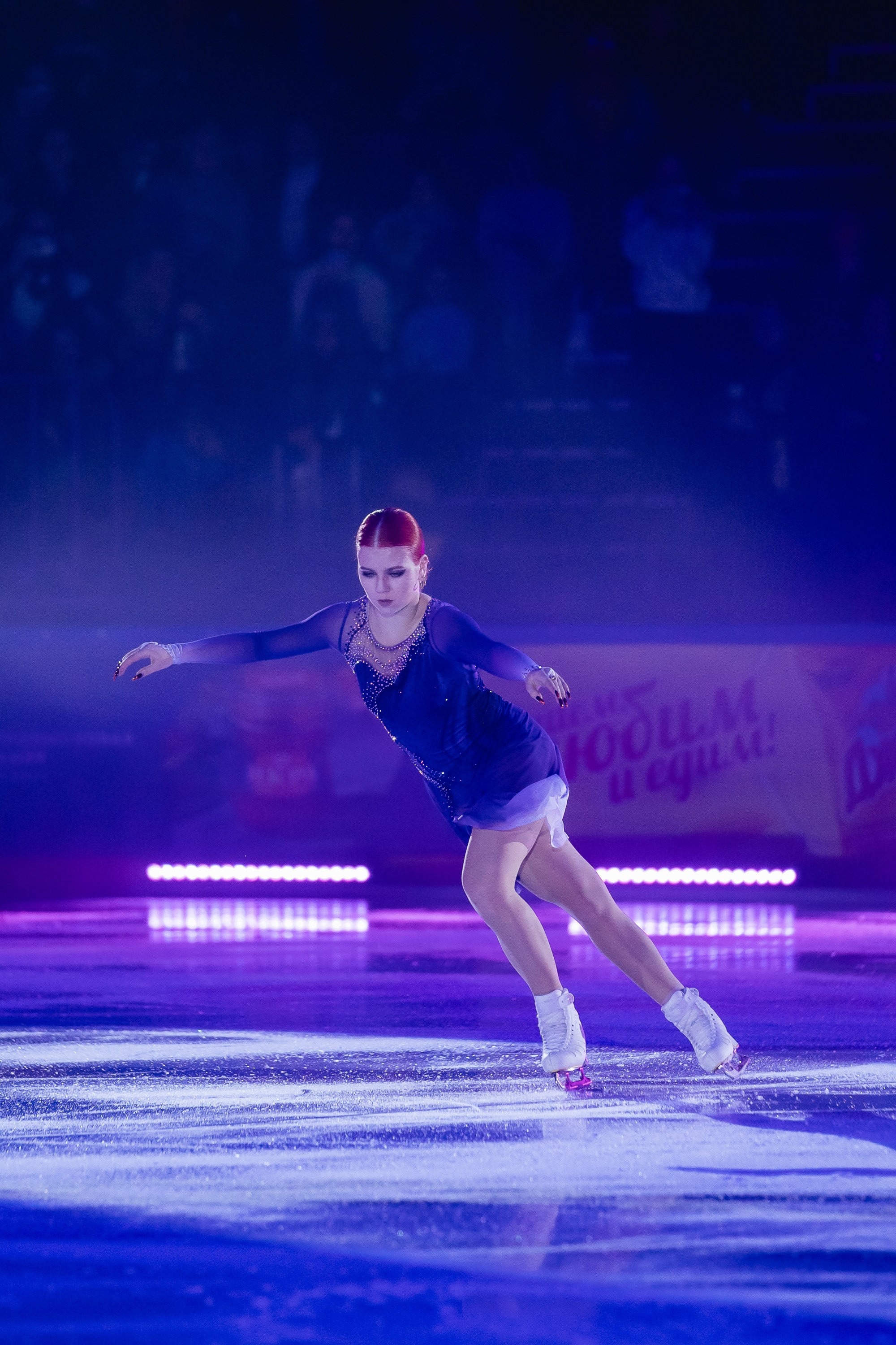 Шоу «Чемпионы на льду» в Новосибирске. Воробьева Ксения — Спортивный и танцевальный фотограф Новосибирск