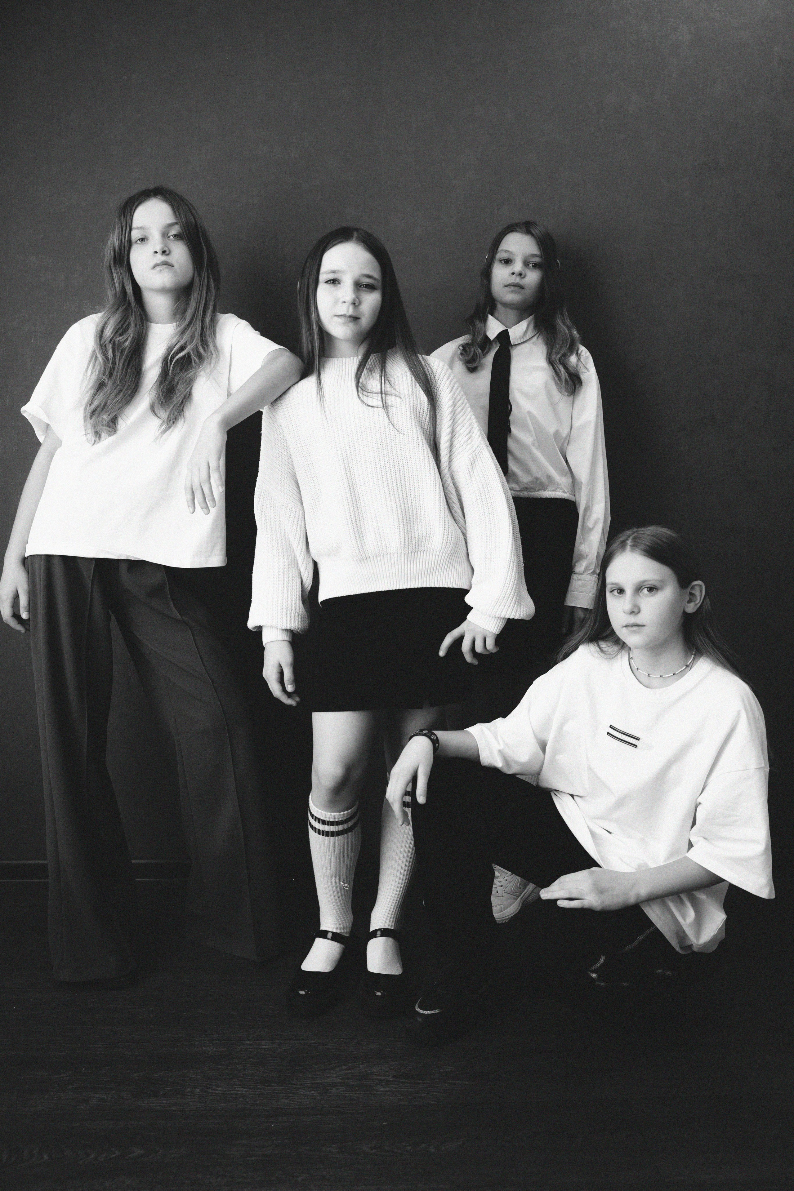 Съемка девочек-подростков в студии. Фотограф новорожденных, детский фотограф Москва.Семейная съемка Москва. Семенова Анна