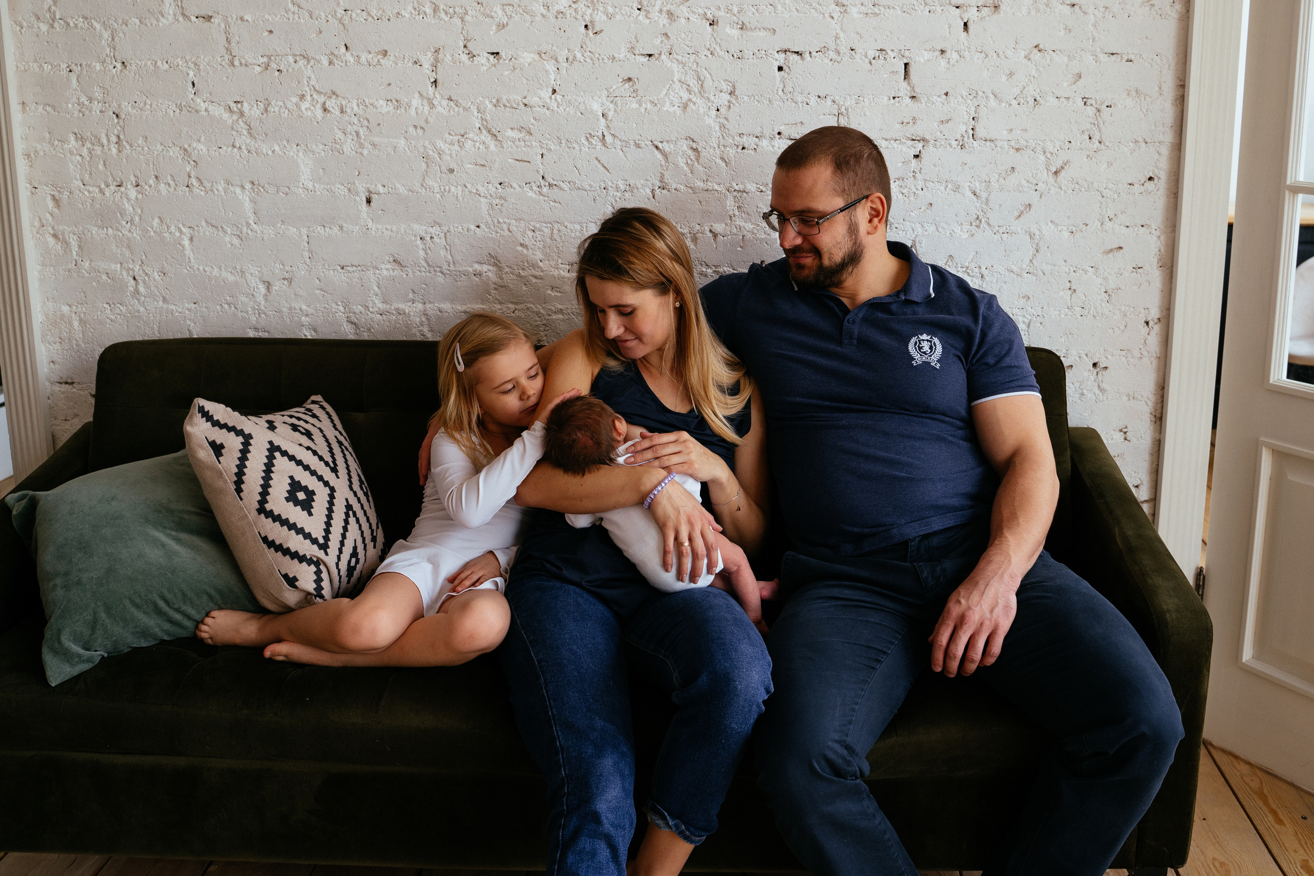 Семейная фотосессия с детьми. Студия. Екатеринбург. Свадебный и семейный фотограф Ксения Шекк Екатеринбург