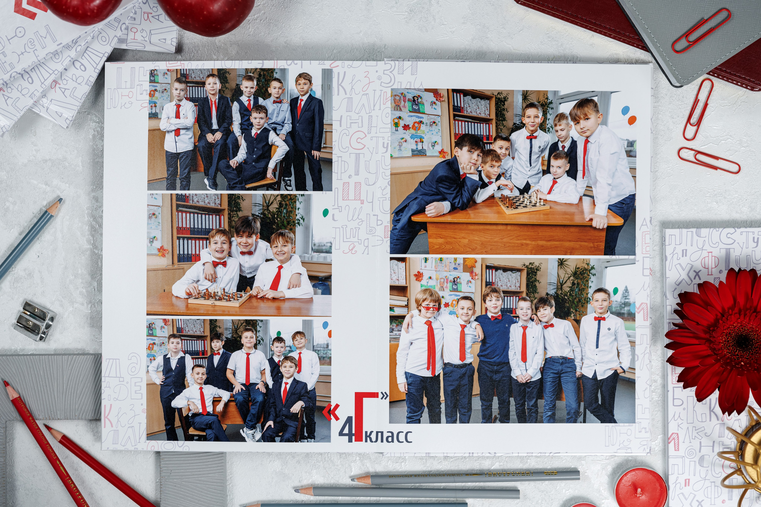 Выпускные альбомы 4 класс. Семейный и детский фотограф Комина Елена, Власиха, Одинцово