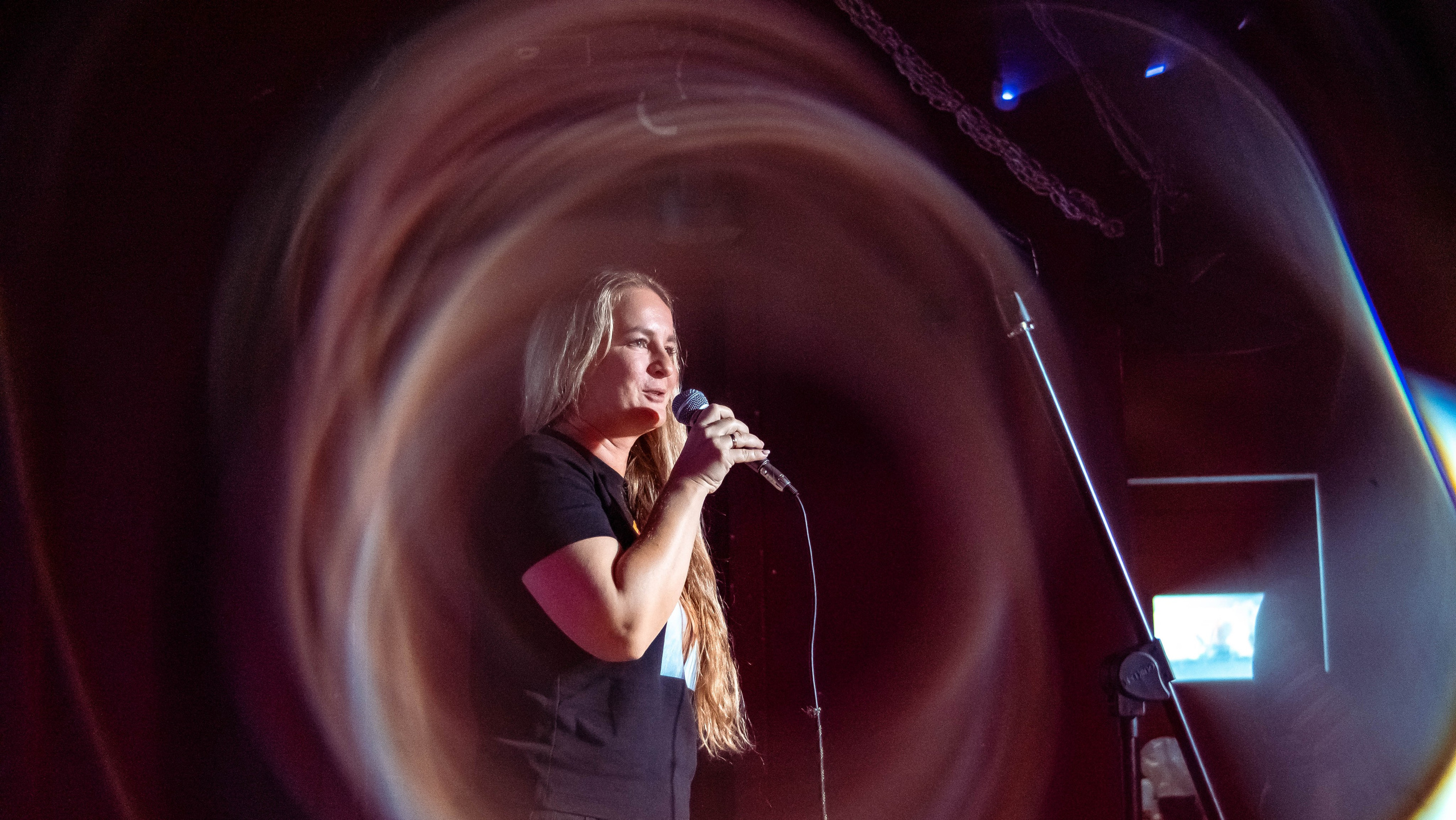 Репортажные фотографии творческого вечера Такие дела, Панда