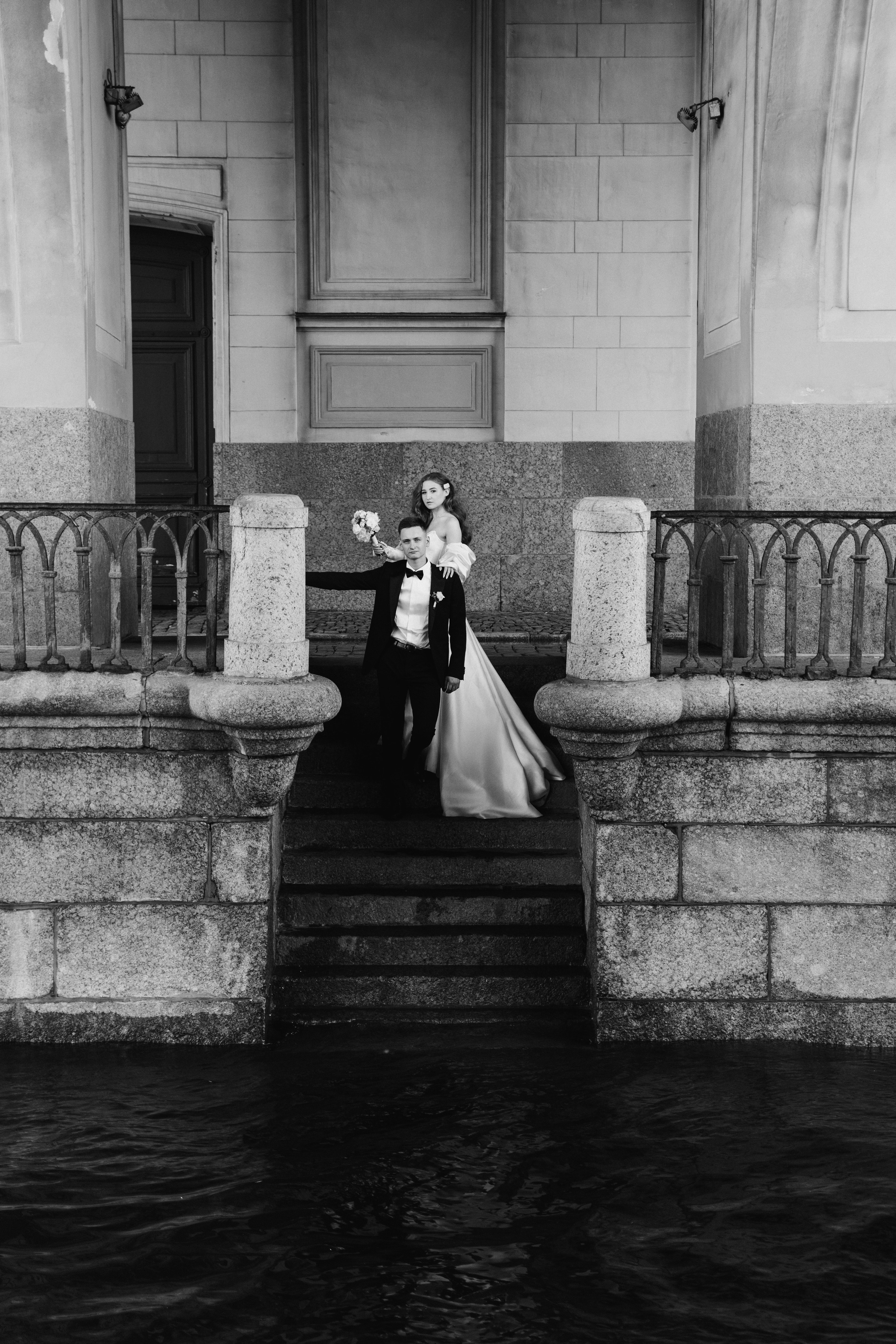 Современная свадьба с винтажным шлейфом в Санкт-Петербурге. Фотограф в Мурманске, Североморске и Санкт-Петербурге Валерия Козлова