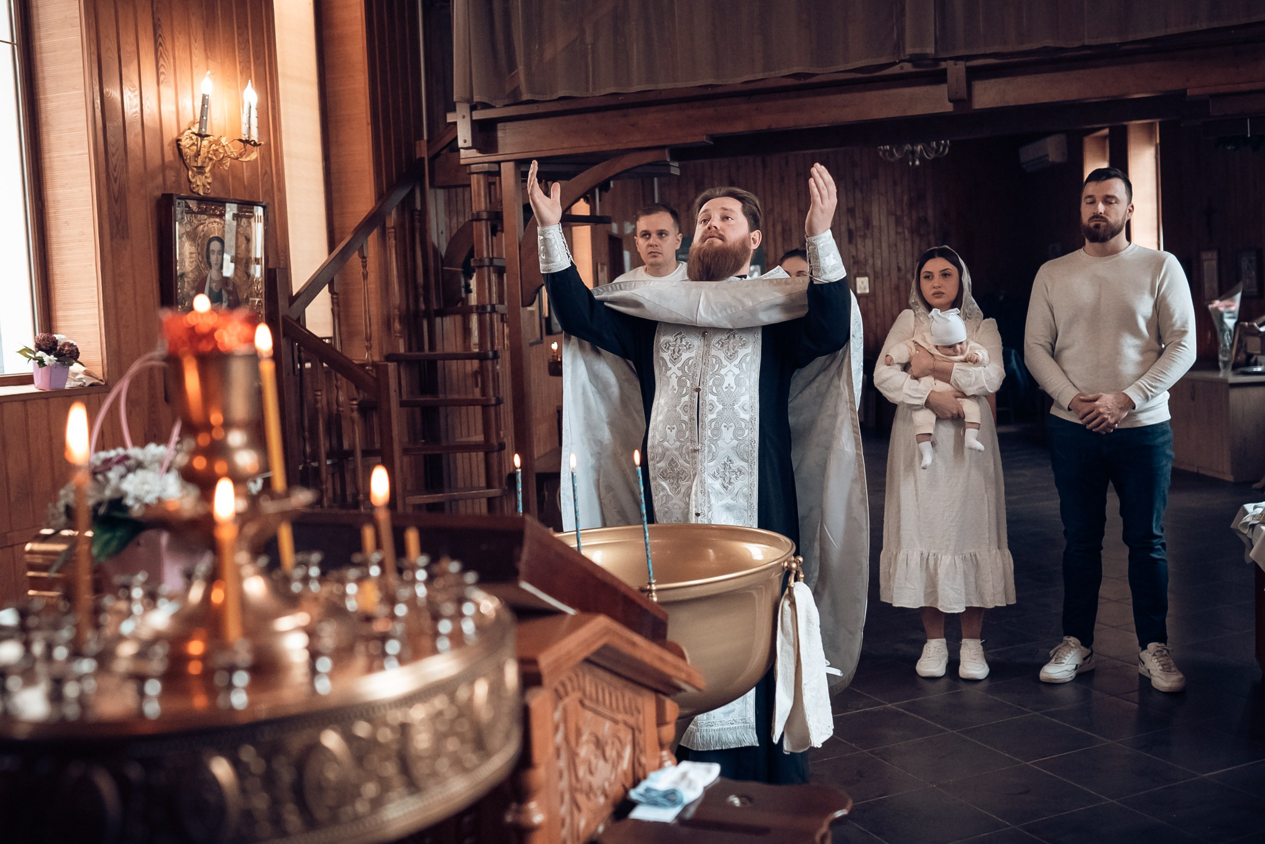 Крещение в храме Блж.Ксении Петербургской Севастополь. Церковный фотограф Севастополь