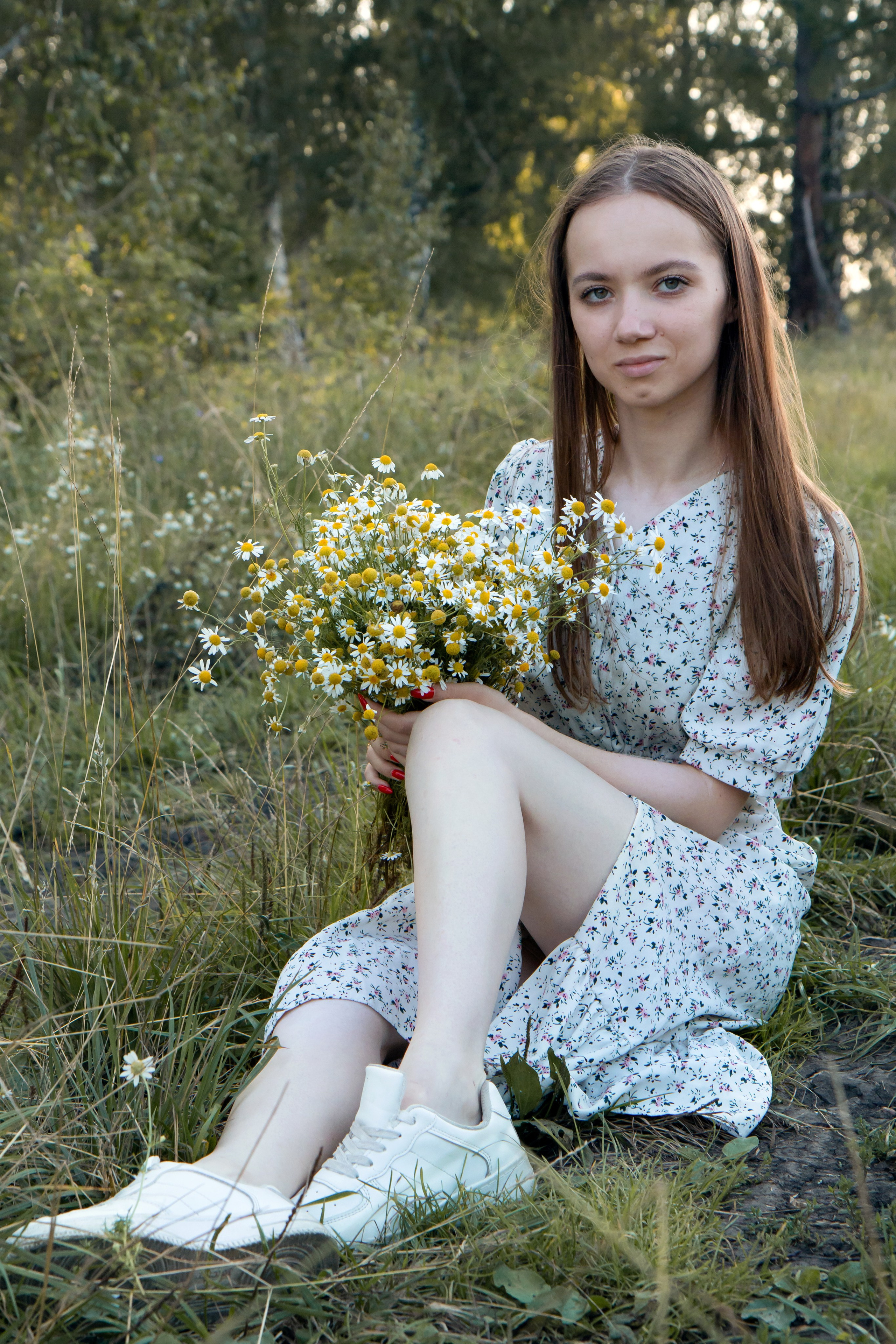 Фотосессия в поле. Фотограф в Шелехове, лучшие выпускные альбомы в Шелехове