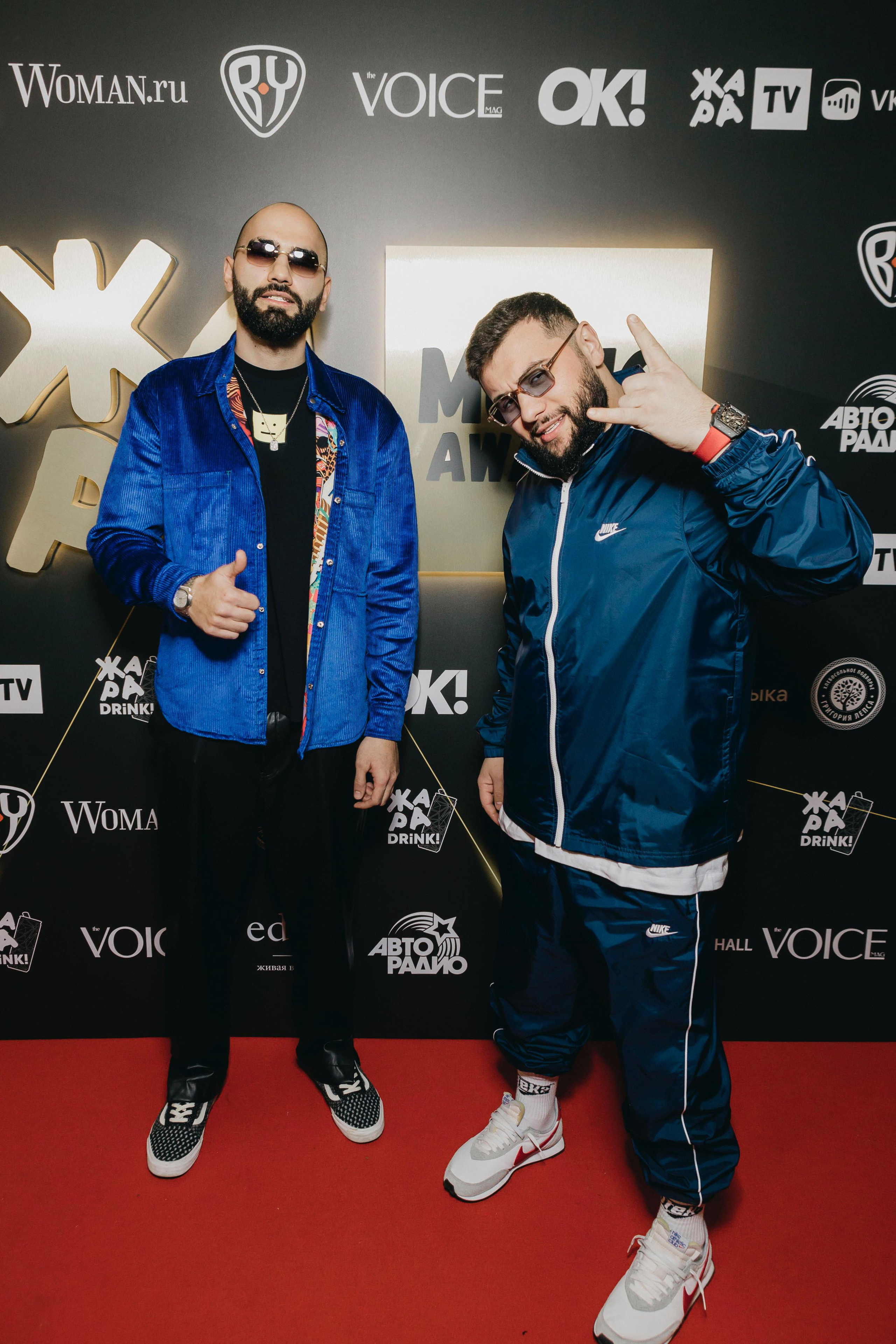 HammAli & Navai на Премии ЖАРА MUSIC AWARDS 2022 в Crocus City Hall в Москве