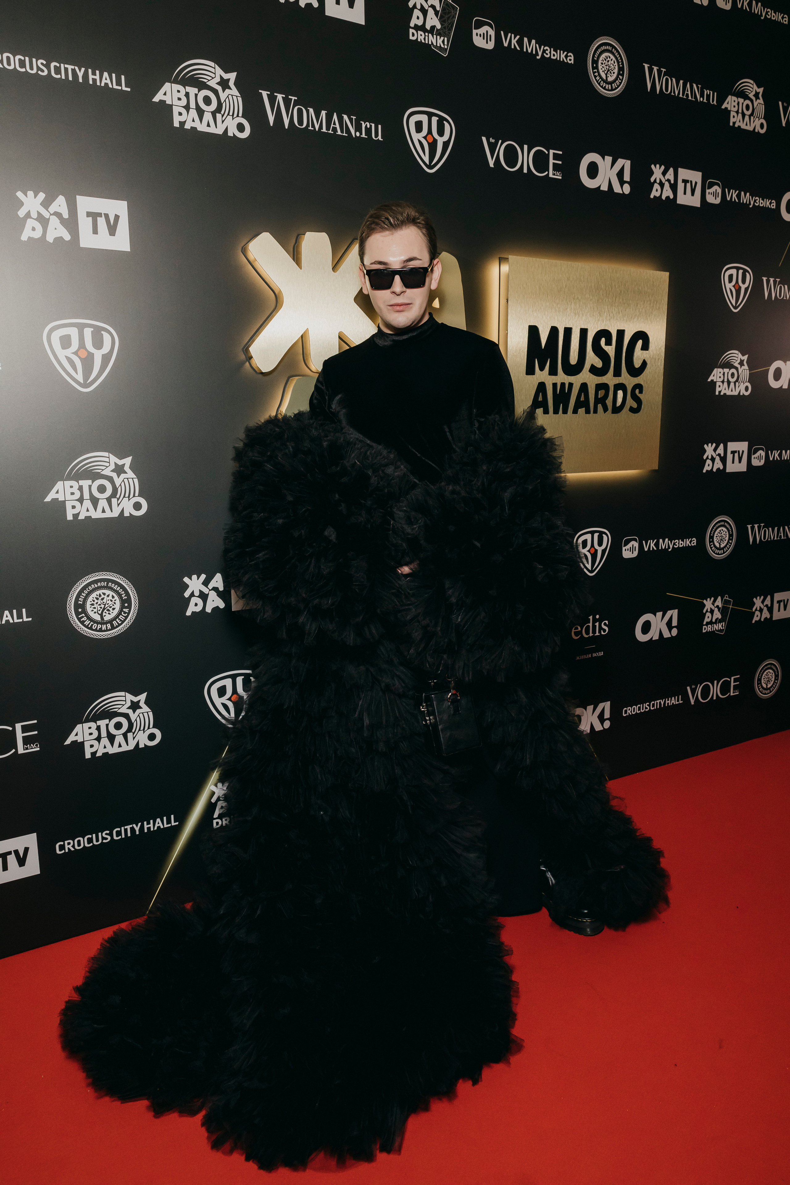 Никита Карстен на Премии ЖАРА MUSIC AWARDS 2022 в Crocus City Hall в Москве