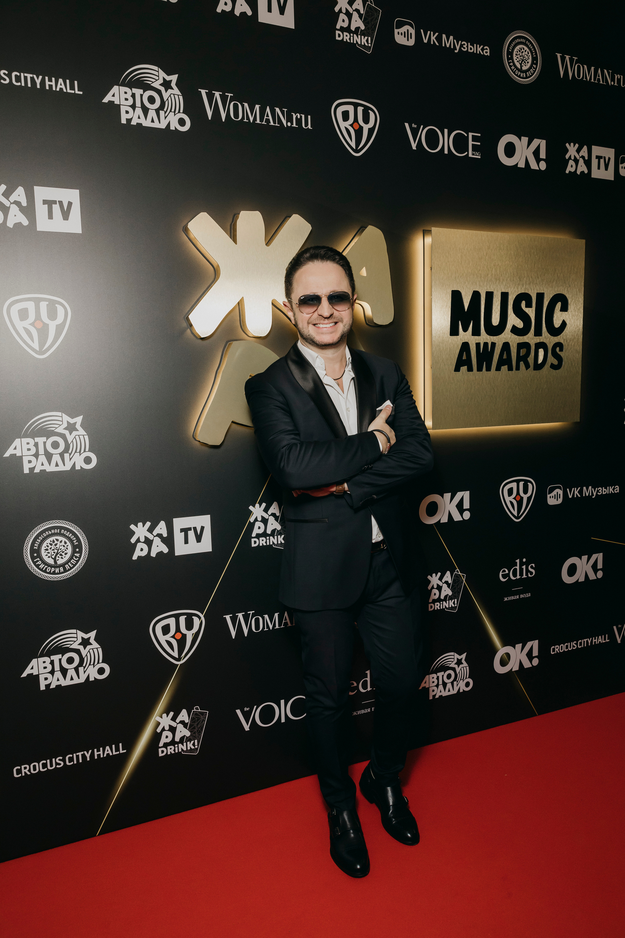 Brandon Stone на Премии ЖАРА MUSIC AWARDS 2022 в Crocus City Hall в Москве