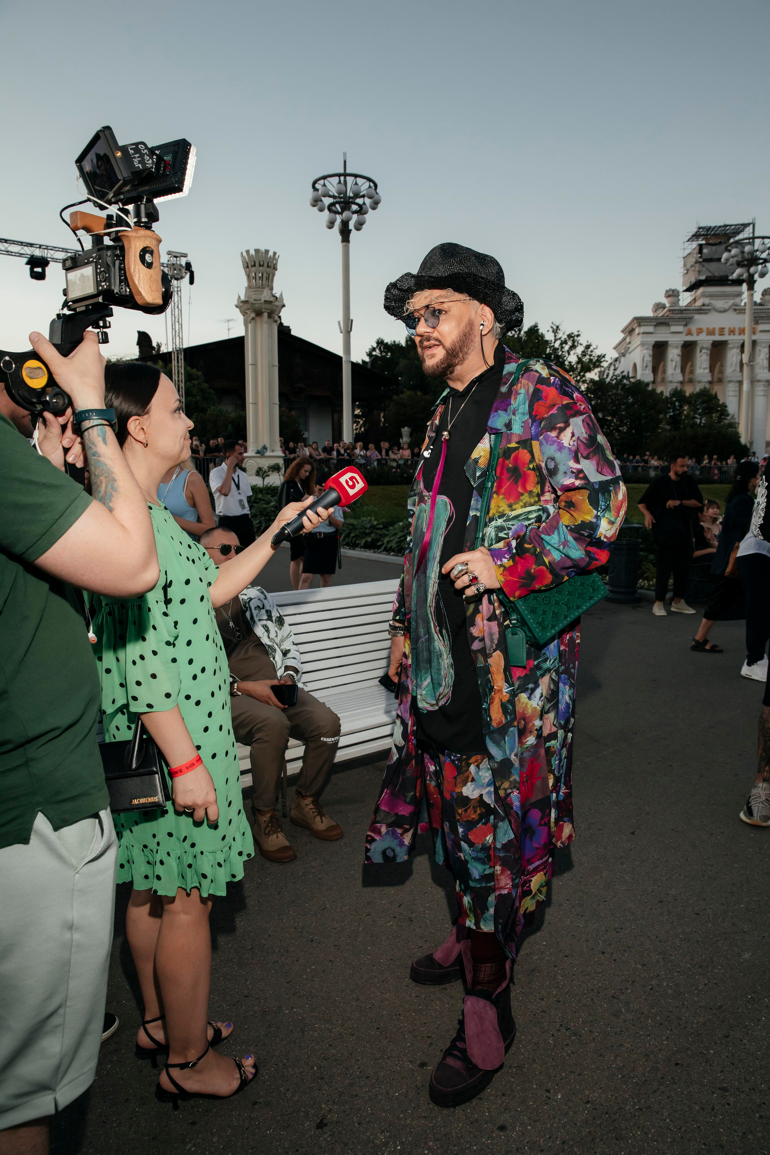 Филипп Киркоров на Московской Неделе Моды на ВДНХ