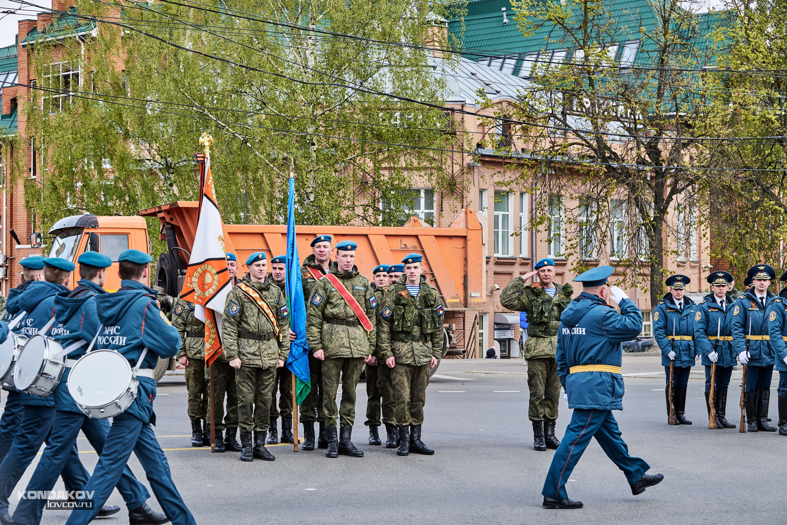 Парад в честь празднования День Победы 9 мая 2024 года в городе Иваново
