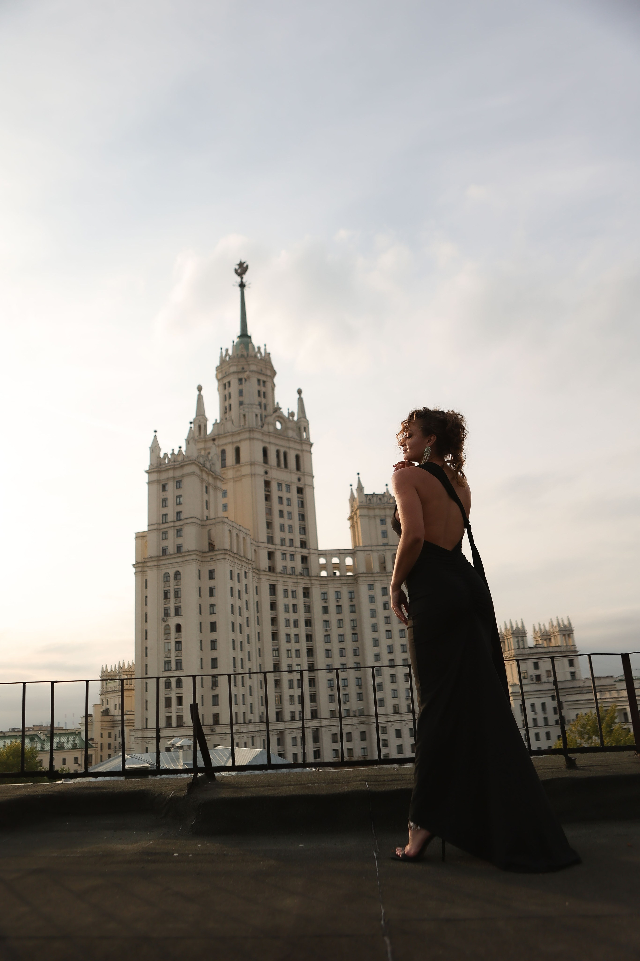 Съемка на крыше. Анастасия. Фотограф для вас и вашего бизнеса в Москве Альбина Никифоров