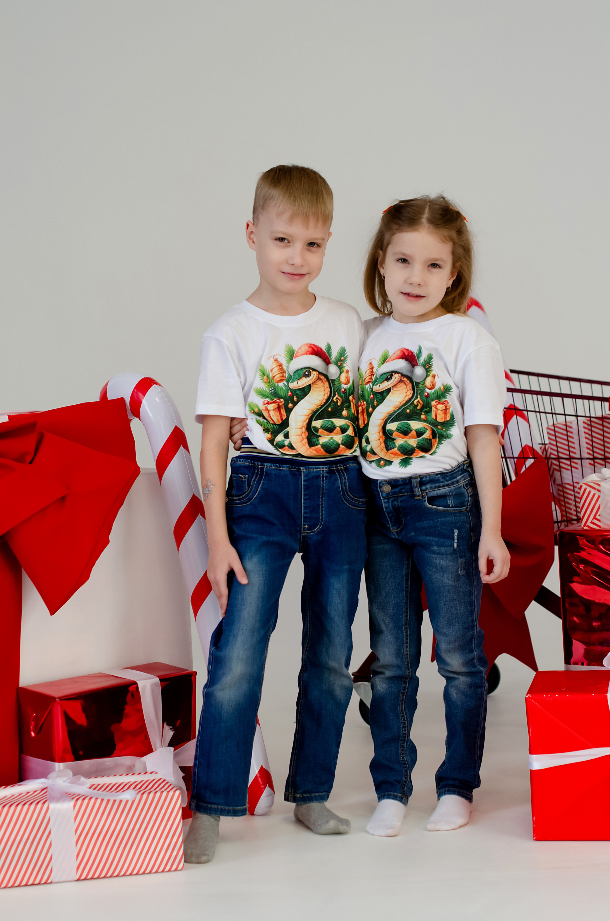 Новогодняя фотосессия для семьи Смазновых. Фотограф в Хабаровске