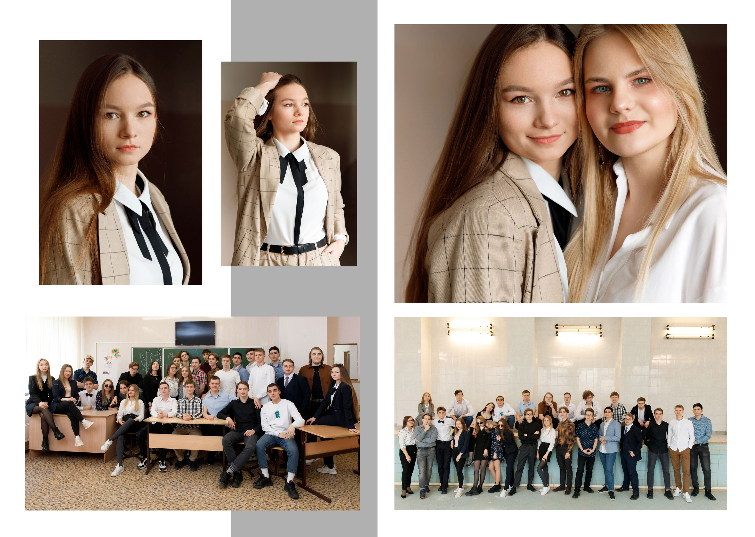 Стильные, современные альбомы для выпускников. Свадебный, семейный и школьный фотограф в Сызрани Максим Баталов