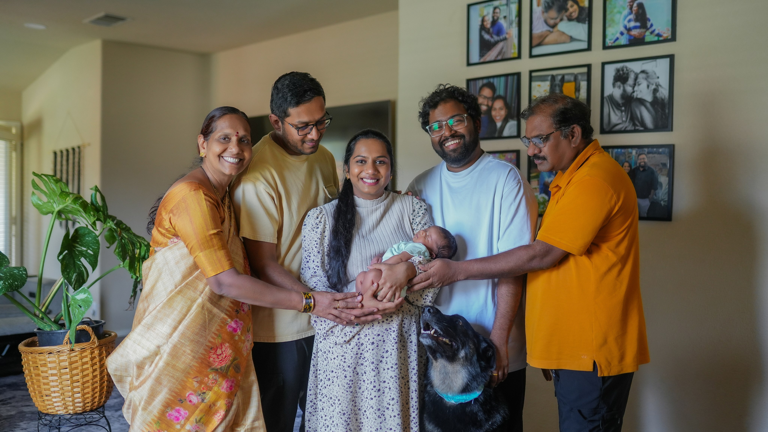 Heartfelt family memories — cozy newborn session