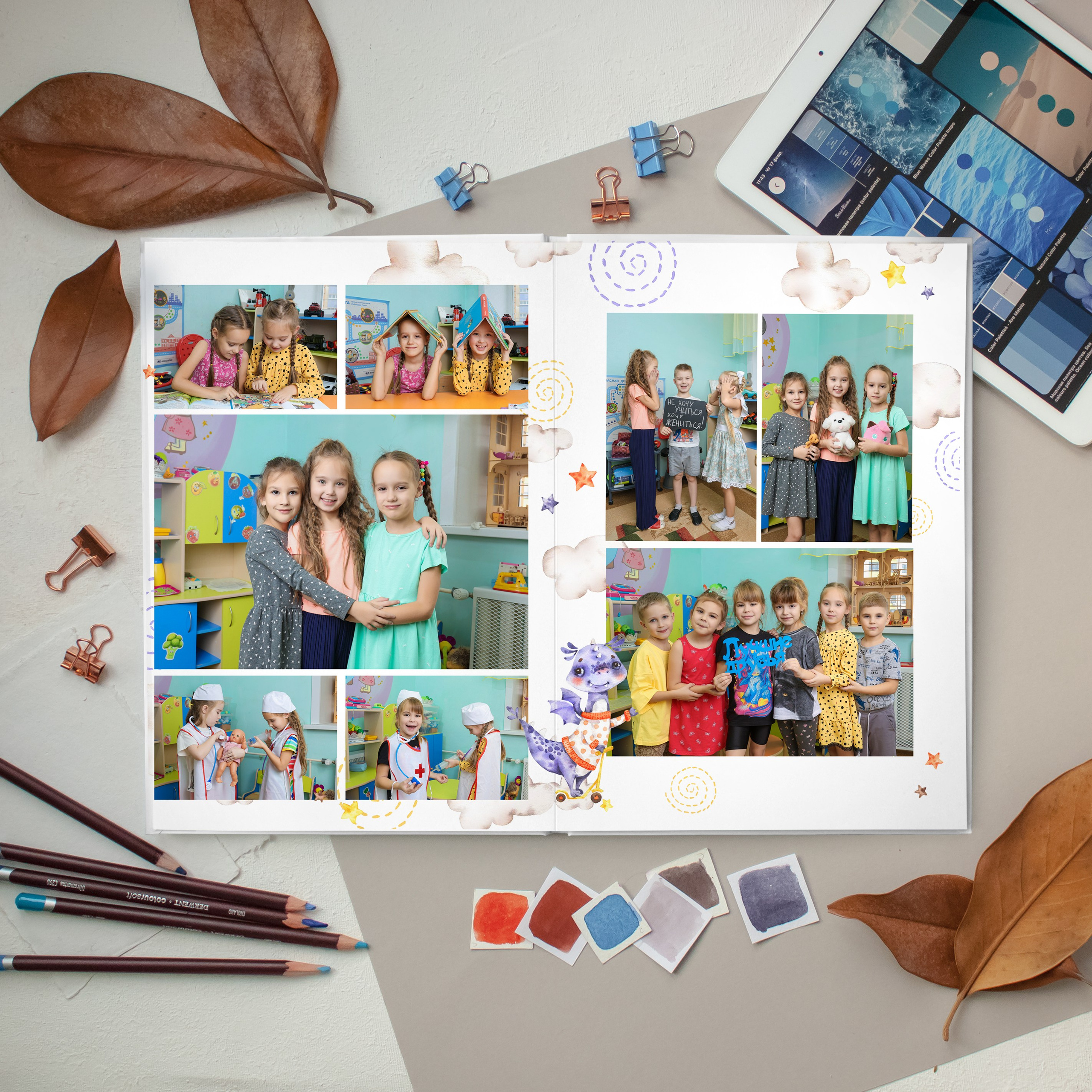 Индивидуальные альбомы. Детский фотограф Татьяна Жолобова г. Бийск