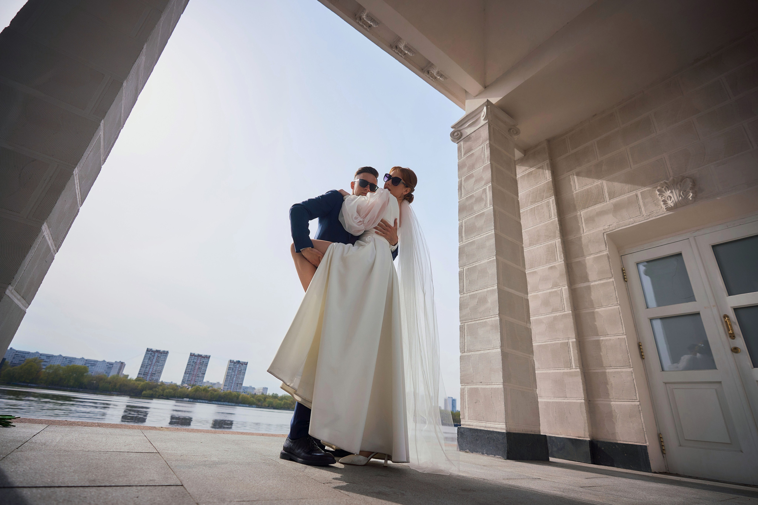 Свадебная Фотосессия в Савёловском ЗАГС и парке Речного Вокзала Москвы