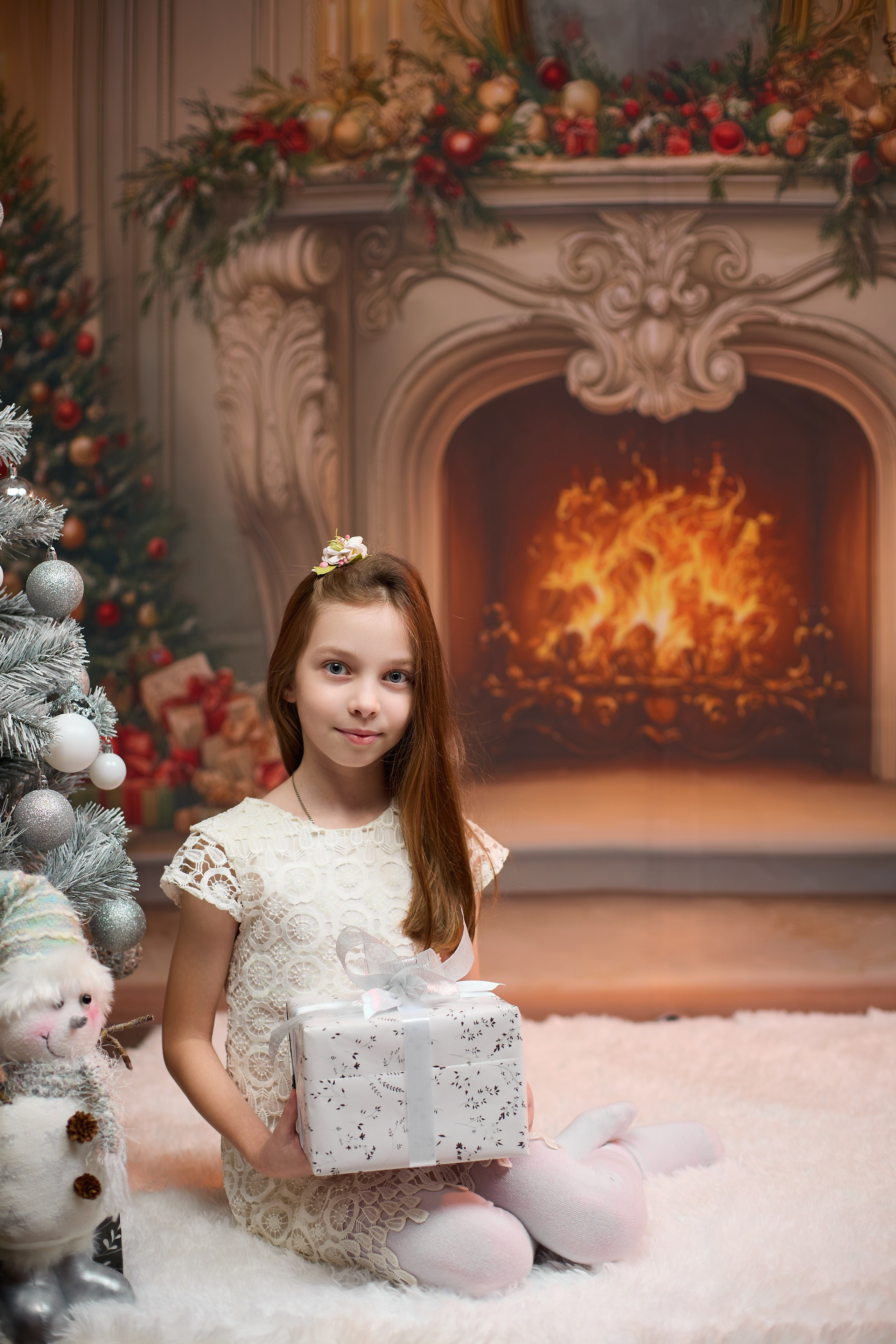 Новогодняя студийная фотосессия. Школьный фотограф, выпускные альбомы