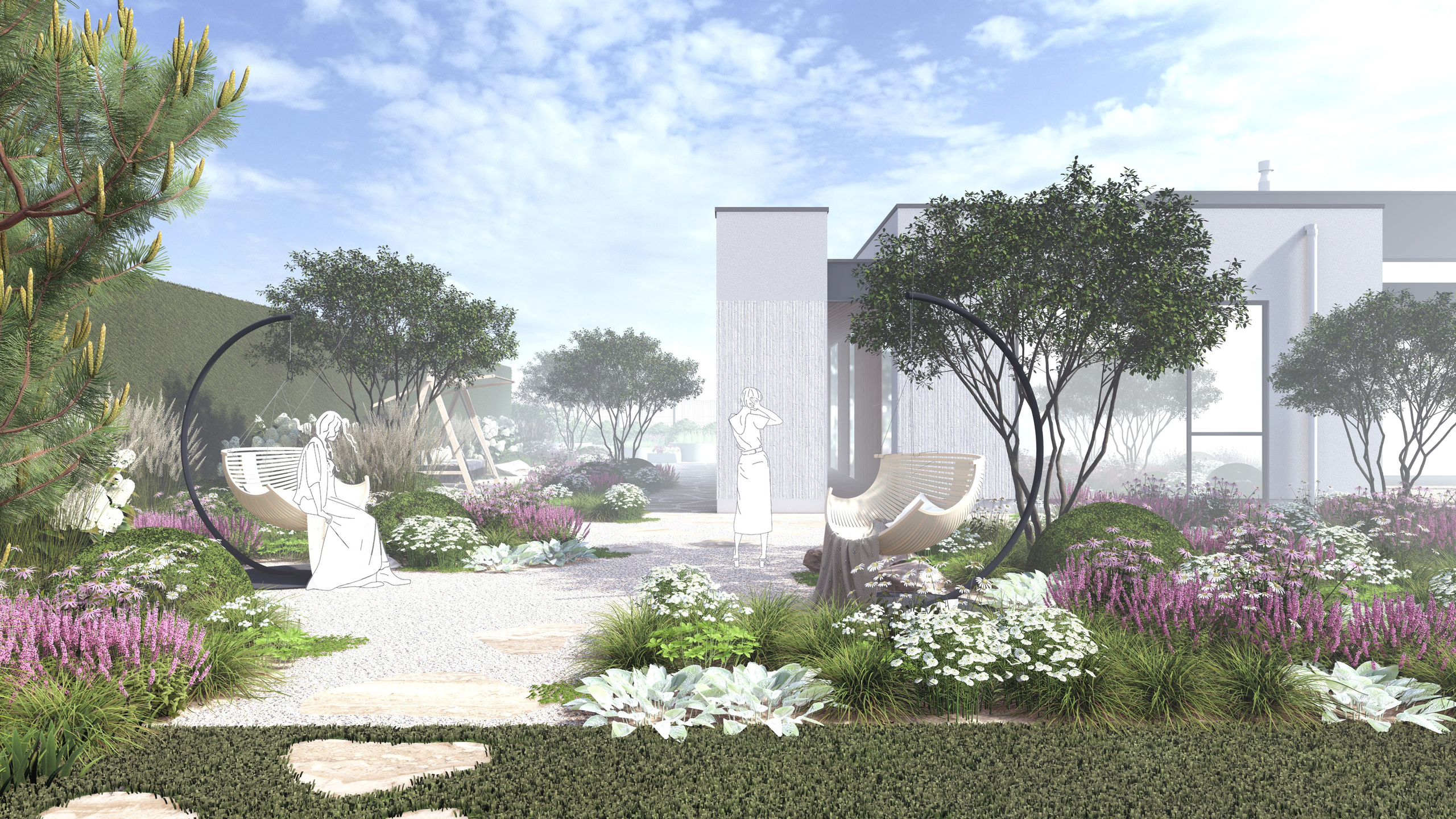 PROJECT IN W. LA. Ландшафтный дизайн в Минске и Гродно