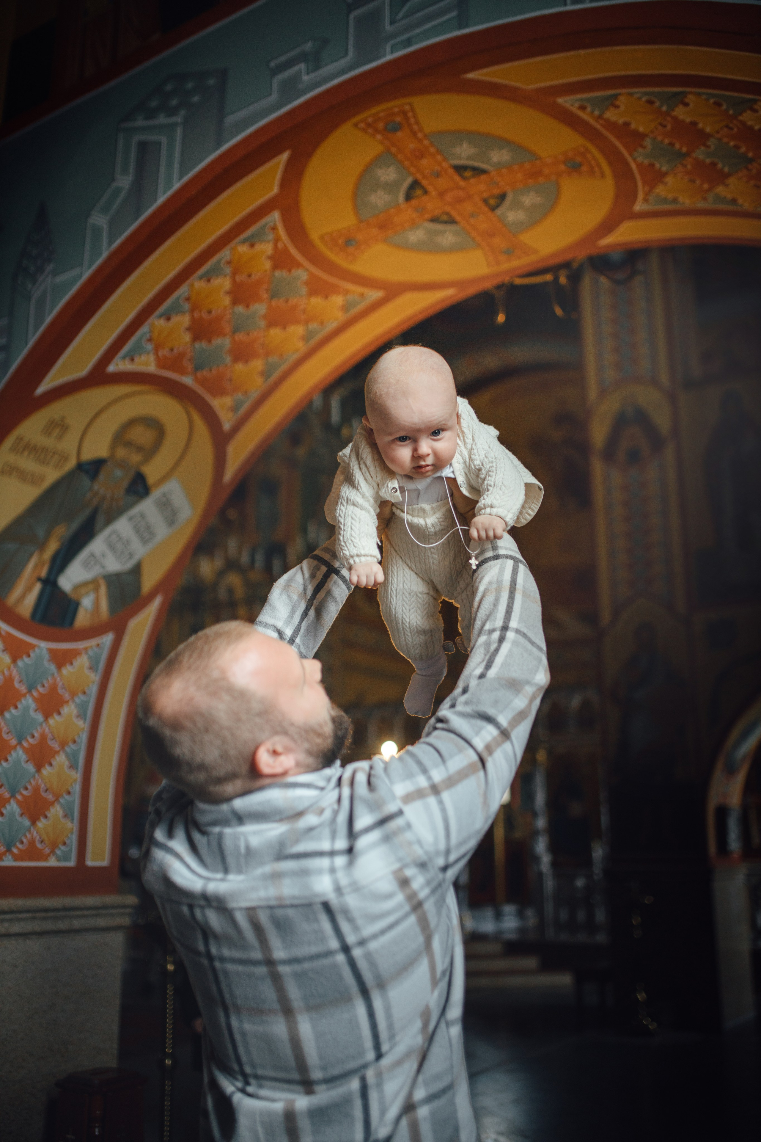 Таинство крещения Ярослава, храм Рождества Христова, Стиклево
