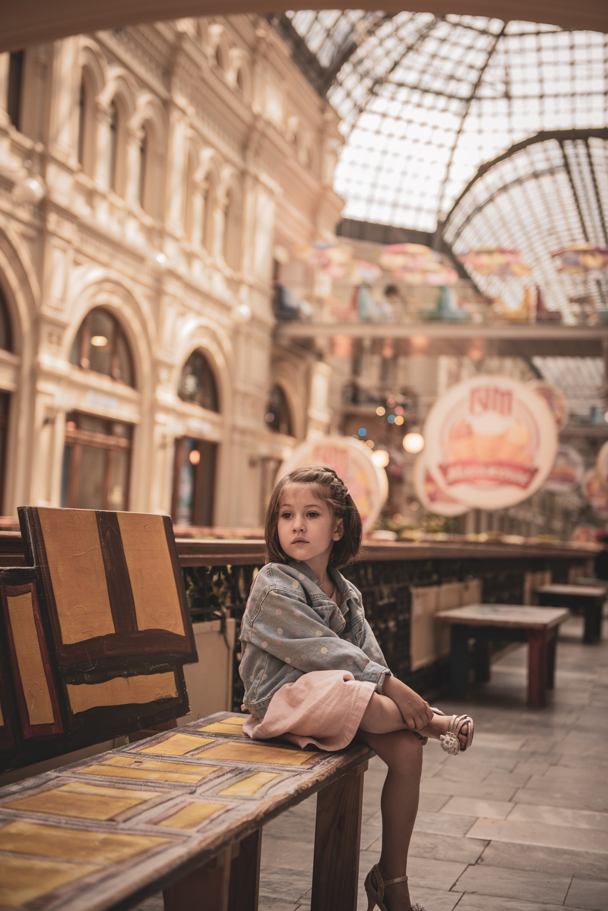 Детская фотосессия в ГУМе. Анна Боровикова, фотограф Пушкино