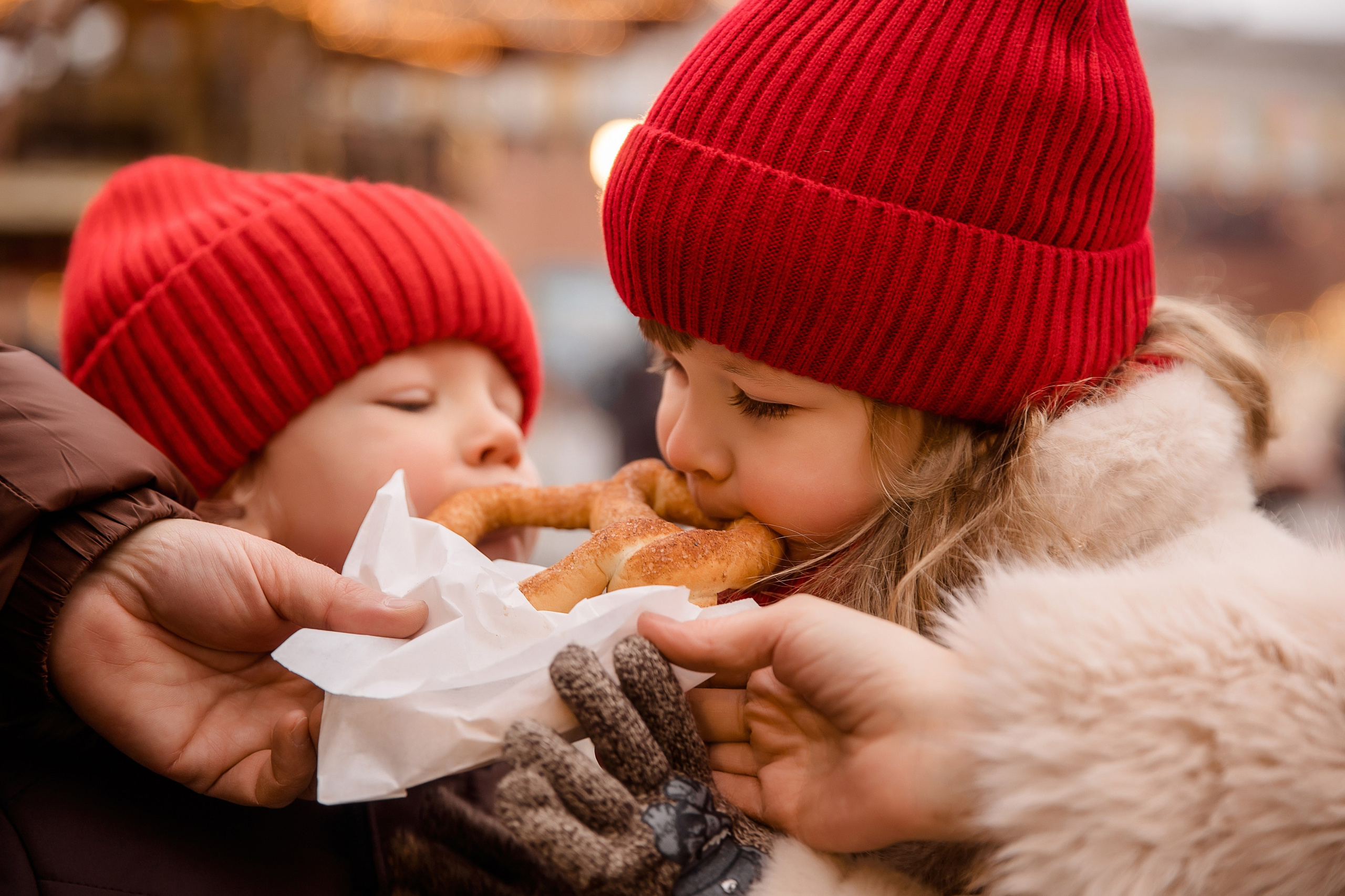 Новогодние фотосессии — уличные локации. Семейный и детский фотограф в Москве Вера Ускова