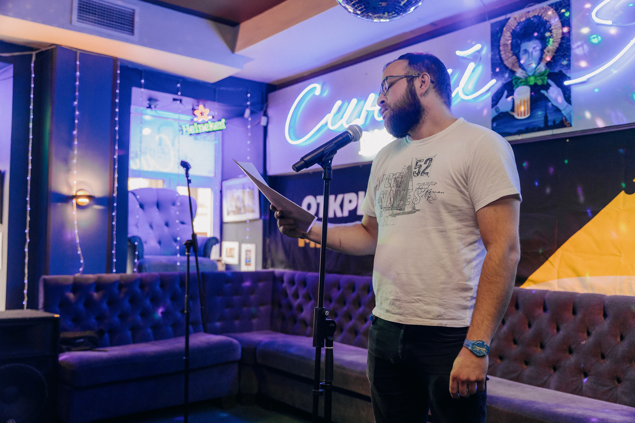 ПИТЕРЧИТАЕТ — поэтическая встреча. Святослав Буньков | фотограф