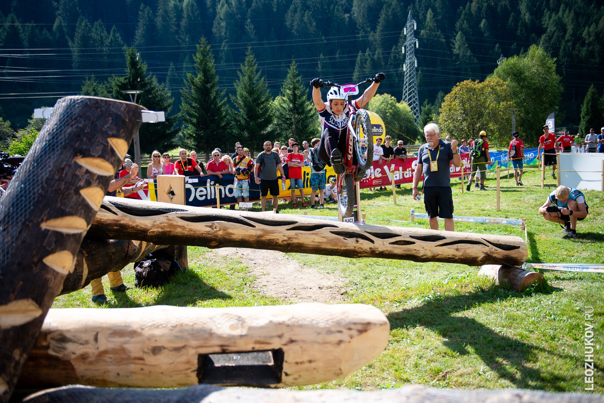 UCI Trials World Championships 2016 — finals. Sports photographer Leonid Zhukov