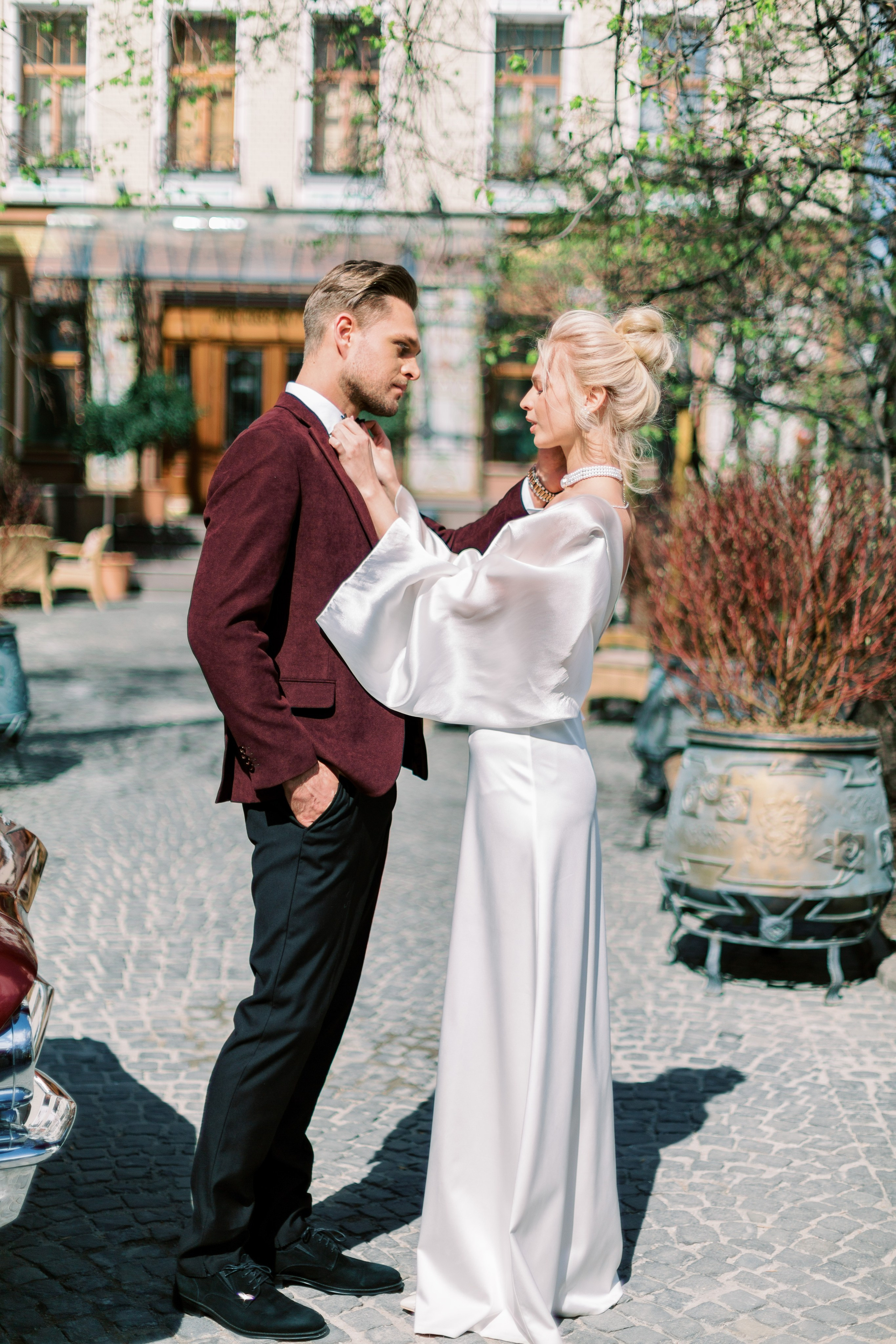 Свадебная фотосессия в Москве, отель Hotel Russo-Balt