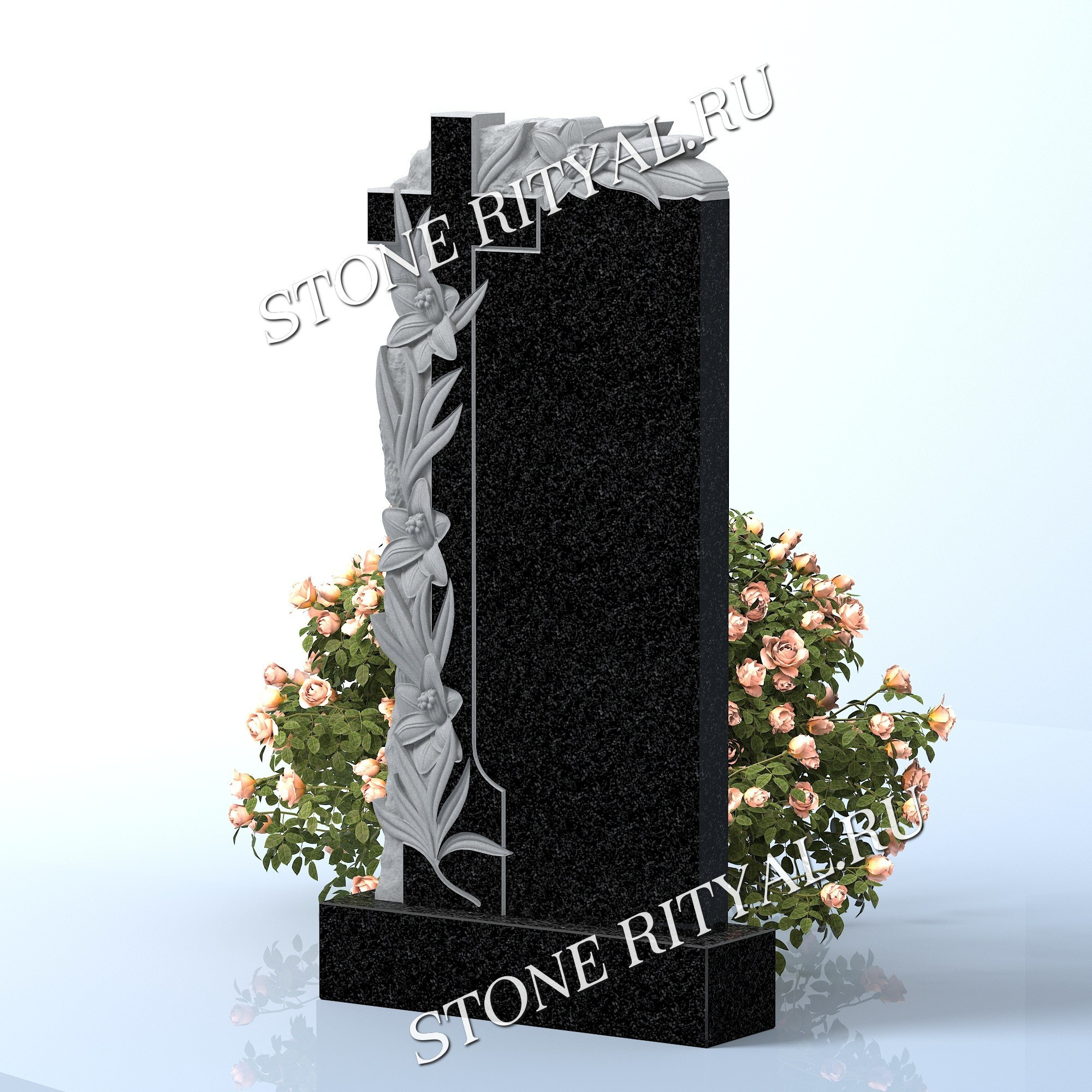 Вертикальные памятники фигурные. Изготовление и установка памятников в Москве и МО