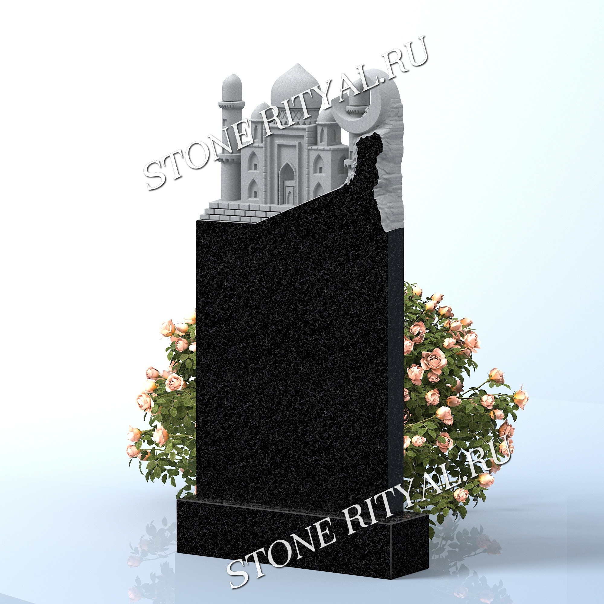 Вертикальные памятники фигурные. Изготовление и установка памятников в Москве и МО