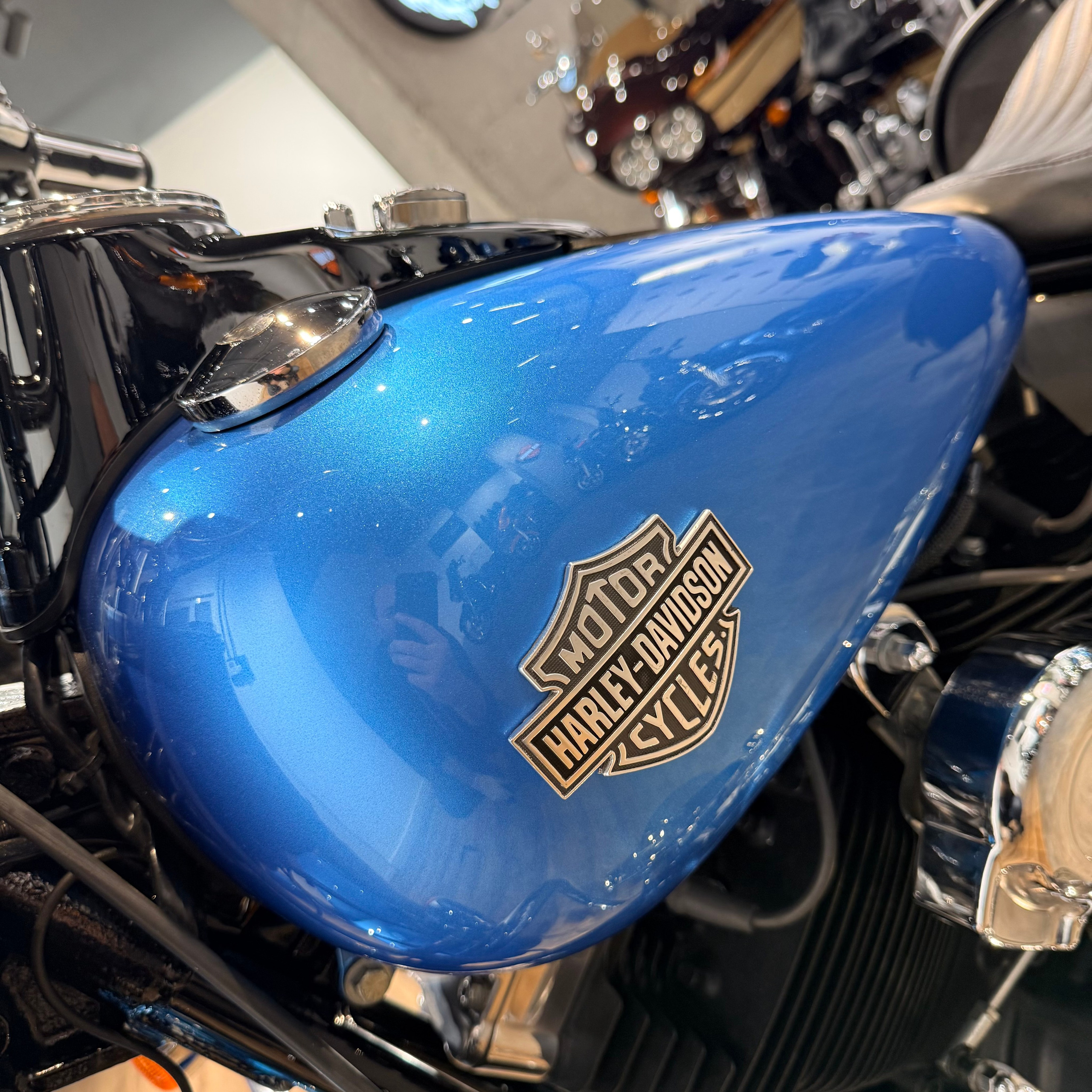 2013 HD Softail Slim ABS Big Blue Pearl (VIN *5HD*7751). Hello Davidson, Москва. Только хорошие мотоциклы…