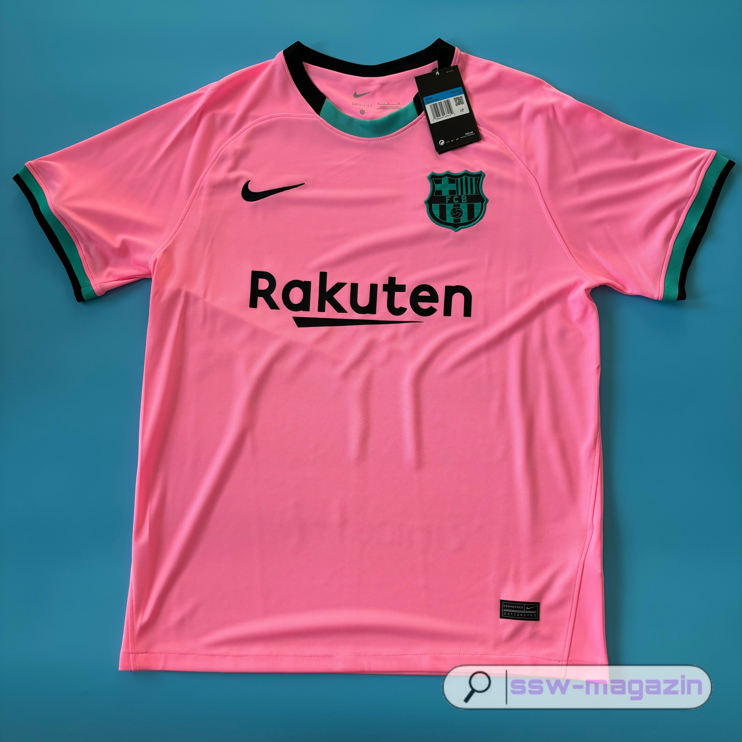 Футболка Barcelona 2020-2021 розовая купить. Футбольный магазин — ssw_magazin