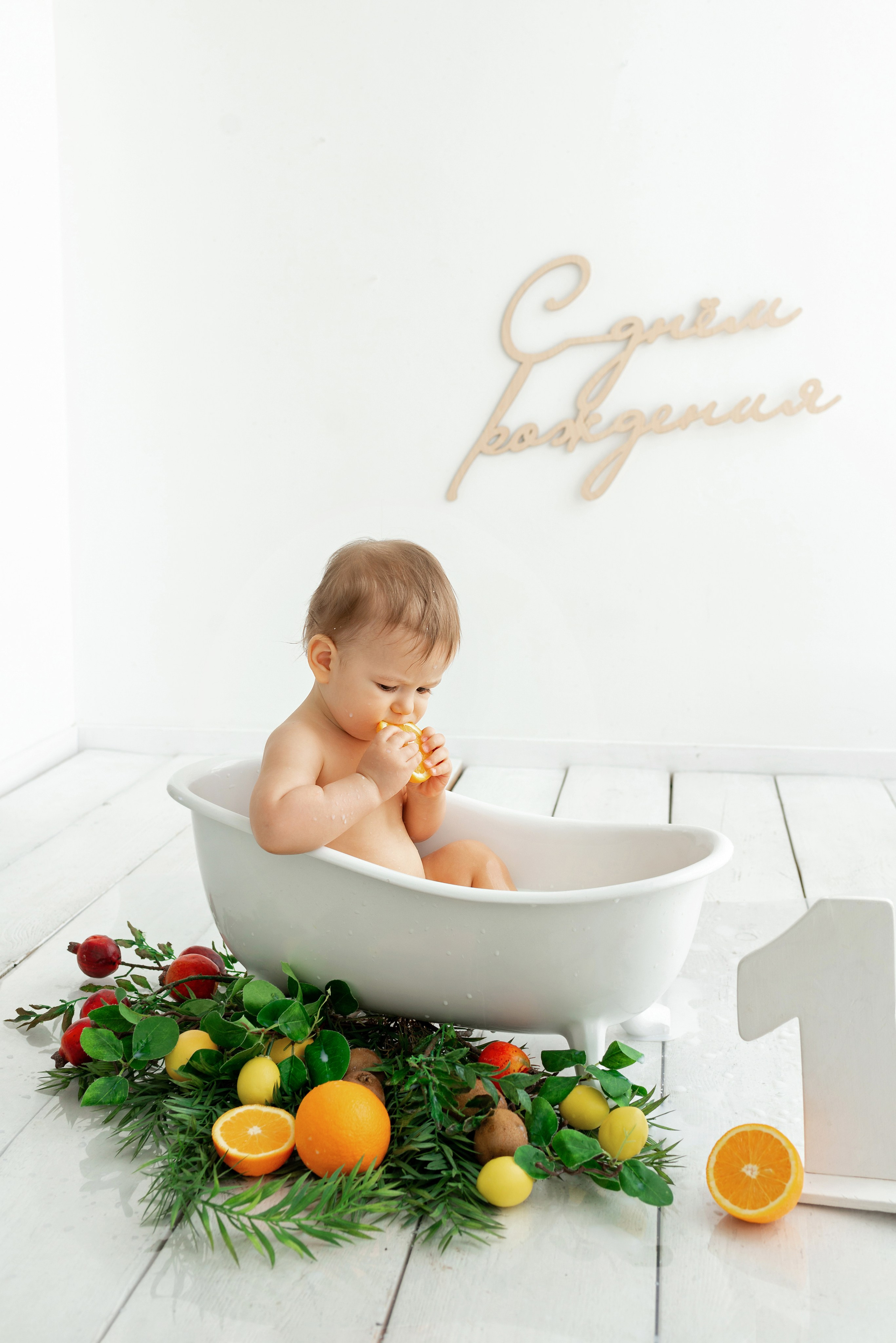 Фотосессия на годик для Романа. Детский фотограф новорождённых в Барнауле Ксения Хомкина